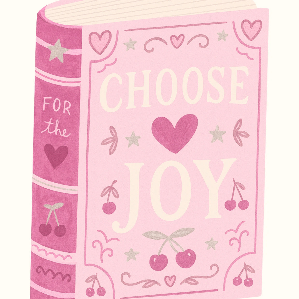 Scegli il libro Joy – Stampa rosa da libro