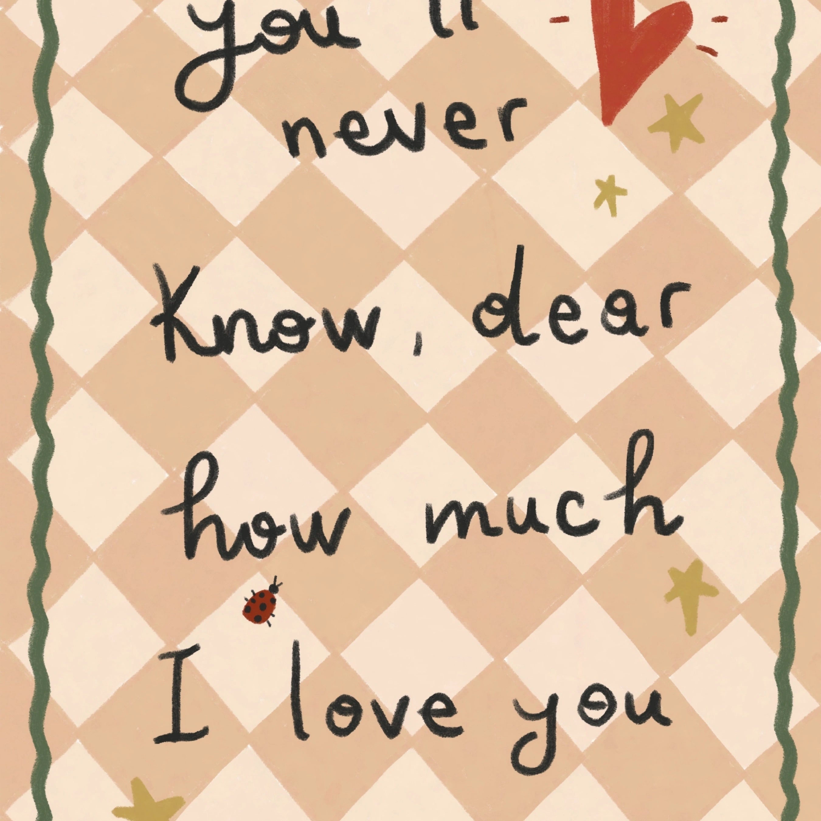 Decorazione murale neutra per bambini