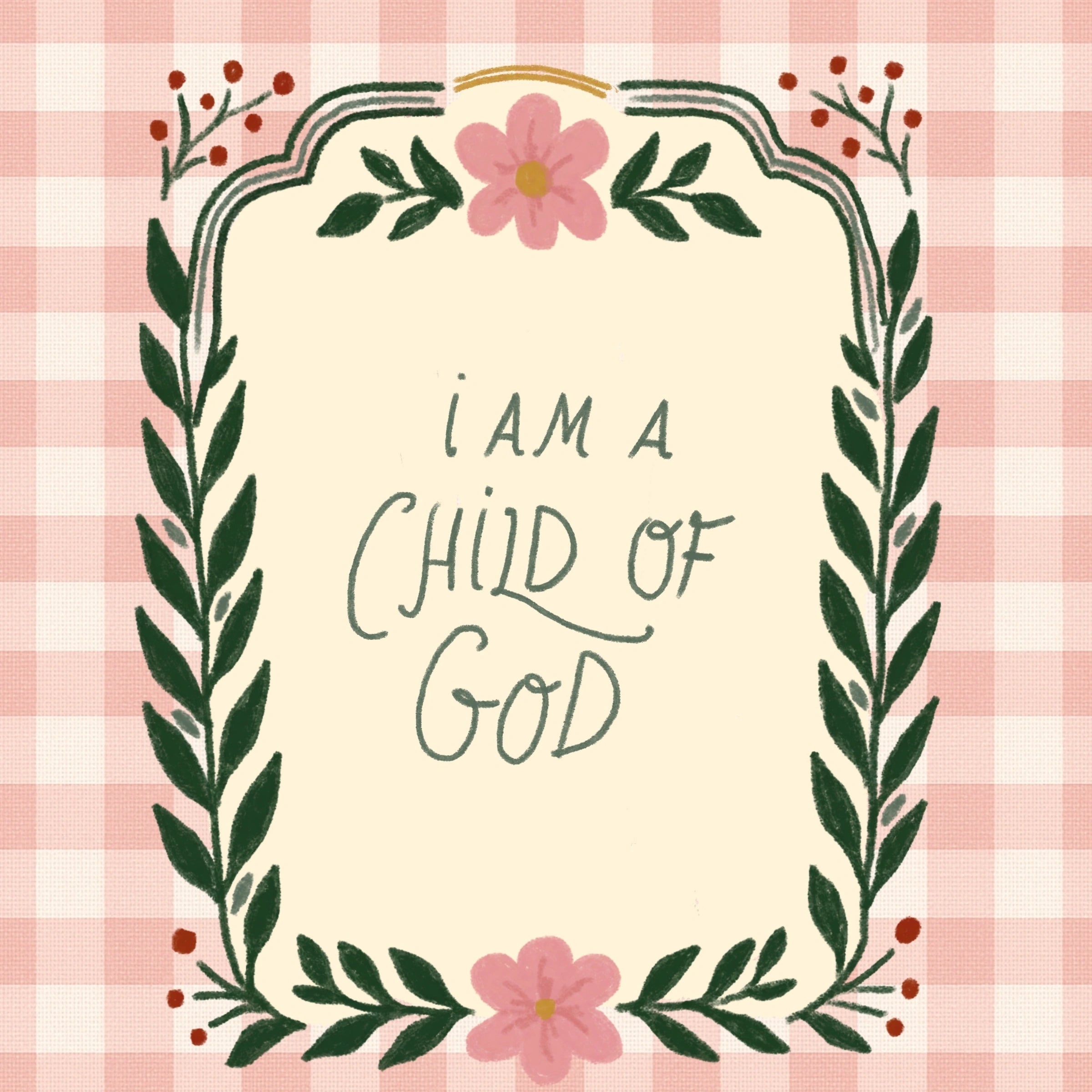 Decorazione della fede con versetto della Bibbia