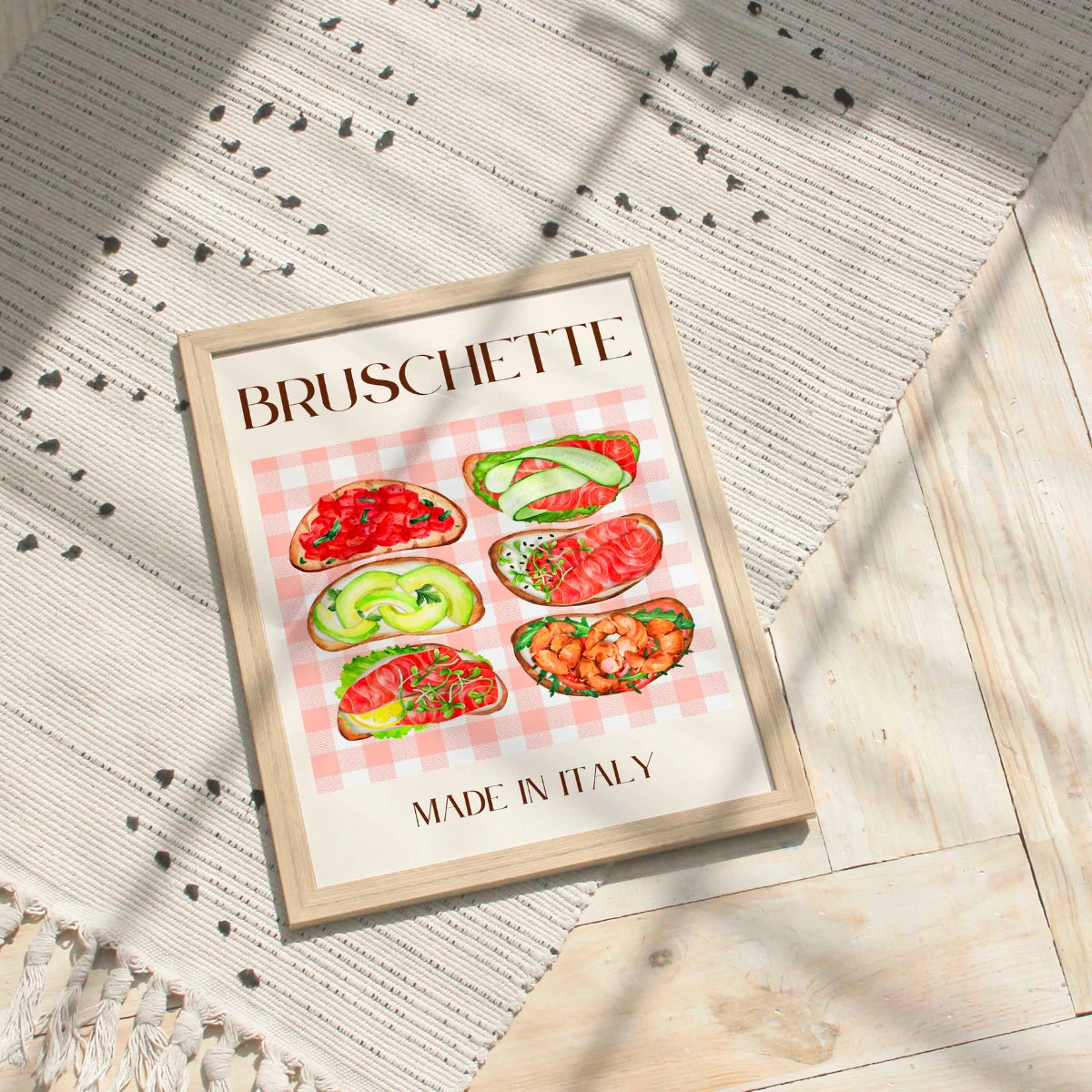 Bruschetta Wall Art – Decorazione per cucina italiana