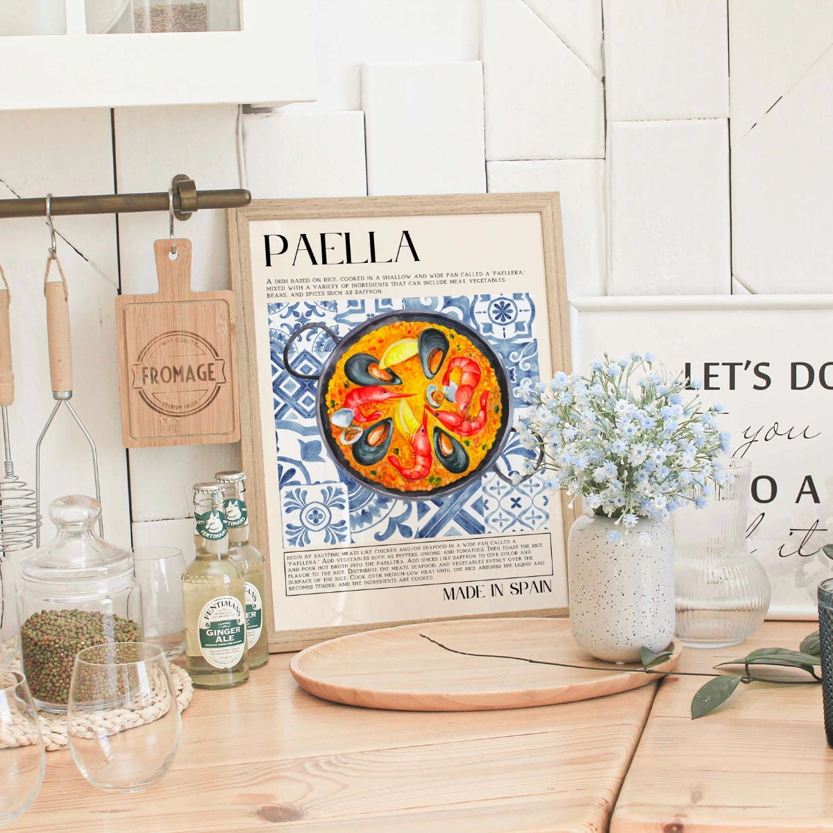 Decorazione murale per paella – Decorazione per cucina spagnola