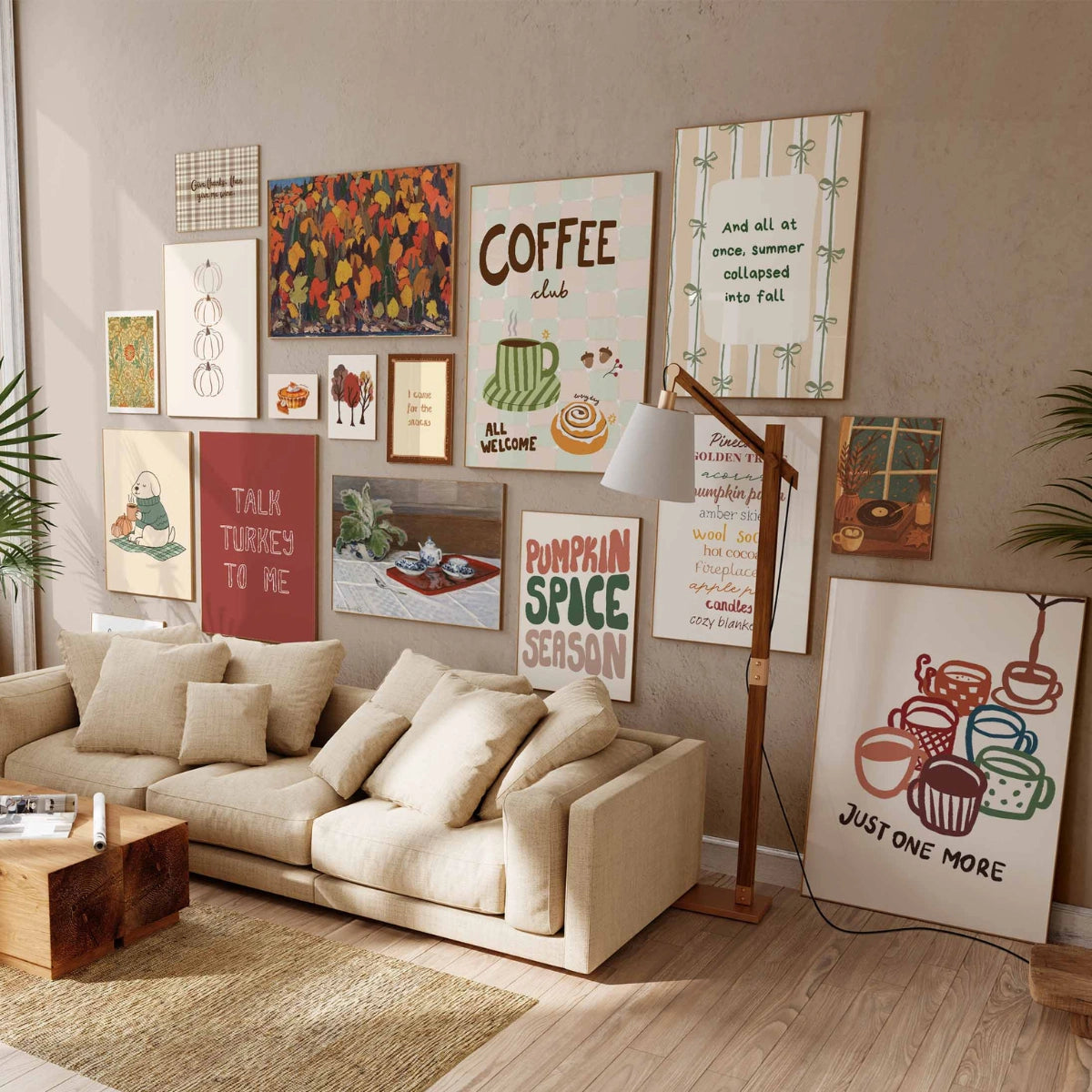 Decorazioni autunnali fatte a mano, oltre 100 stampe