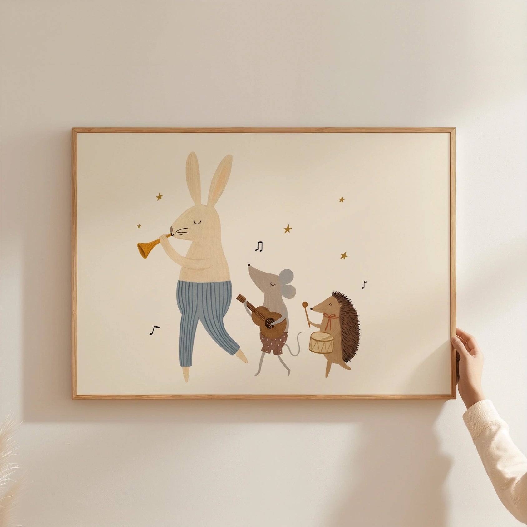 Decorazioni musicali retrò per la cameretta dei bambini