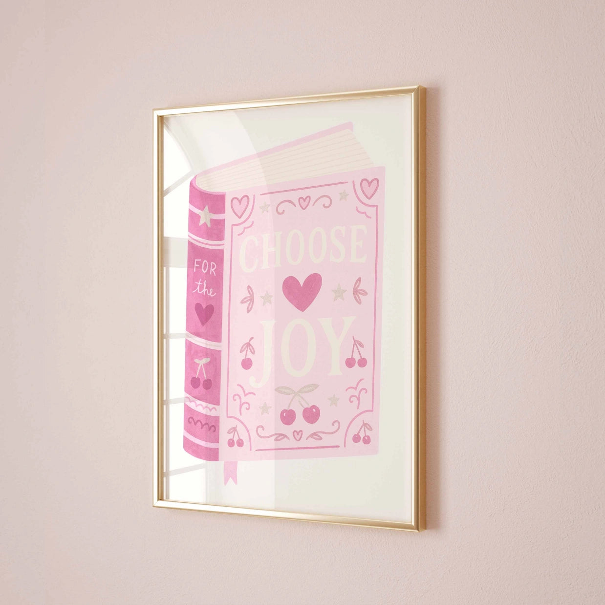 Scegli il libro Joy – Stampa rosa da libro