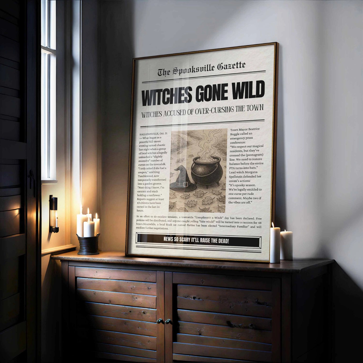 Stampa Streghe Impazzite – Divertente Halloween