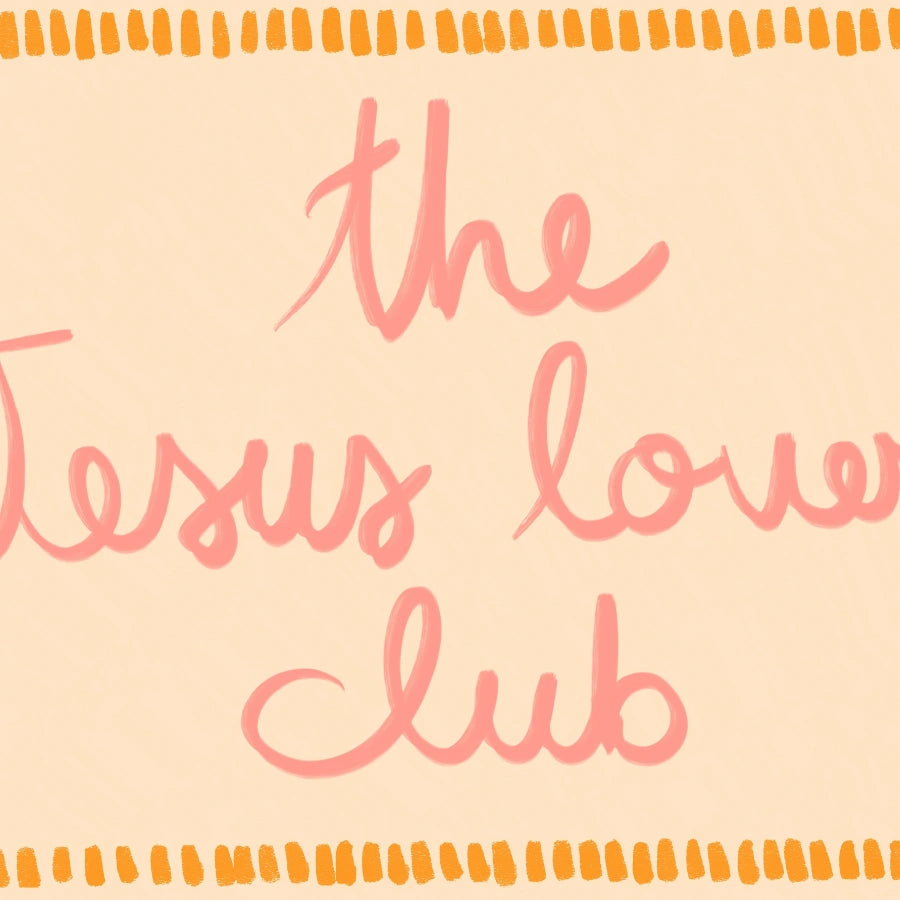 The Jesus Lover Club Wall Art – Stampa cristiana alla moda