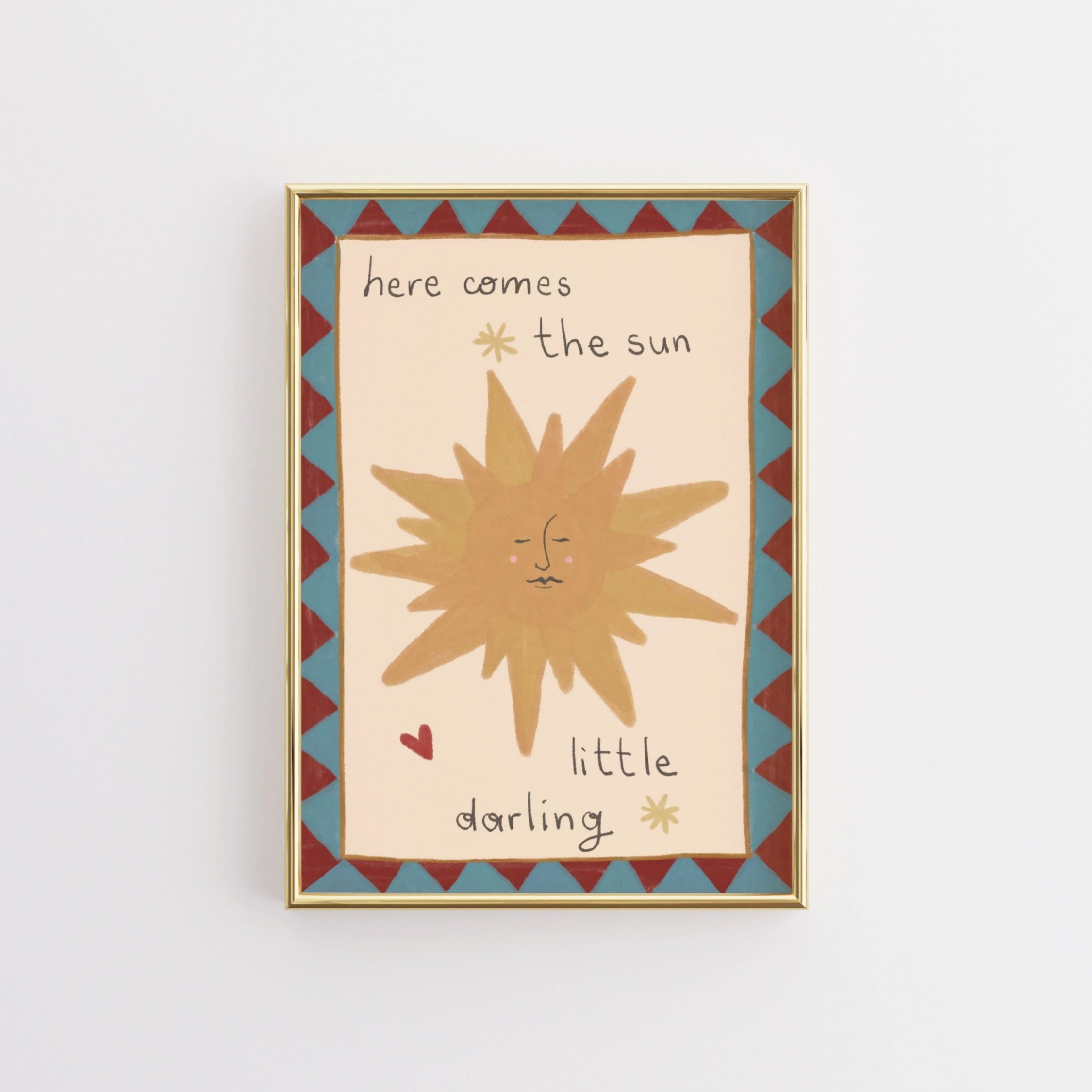 Stampa per bambini "Ecco che arriva il sole"