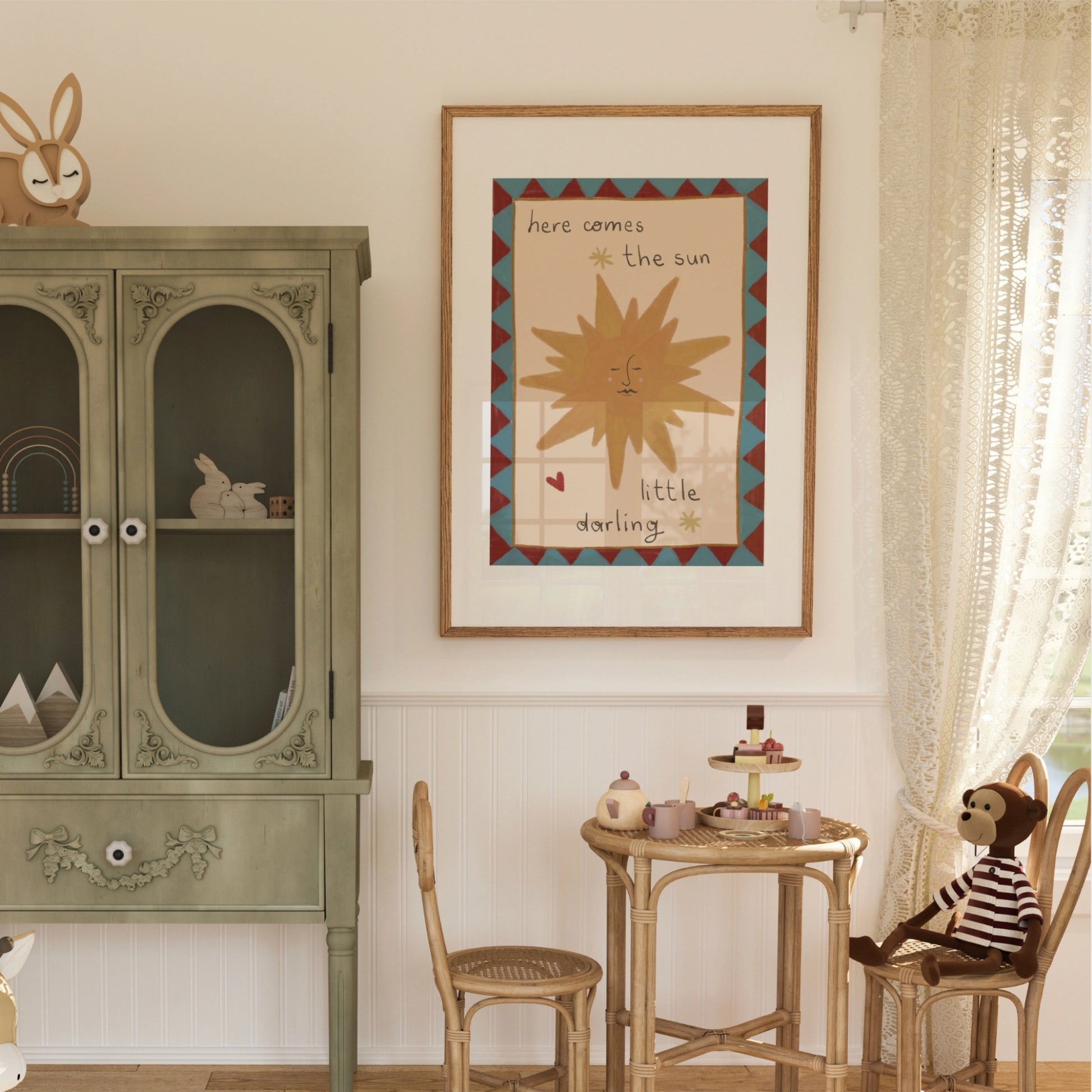 Stampa per bambini "Ecco che arriva il sole"