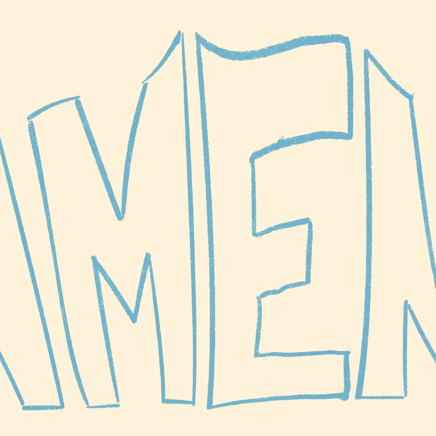 Amen Wall Art – Stampa cristiana minimalista