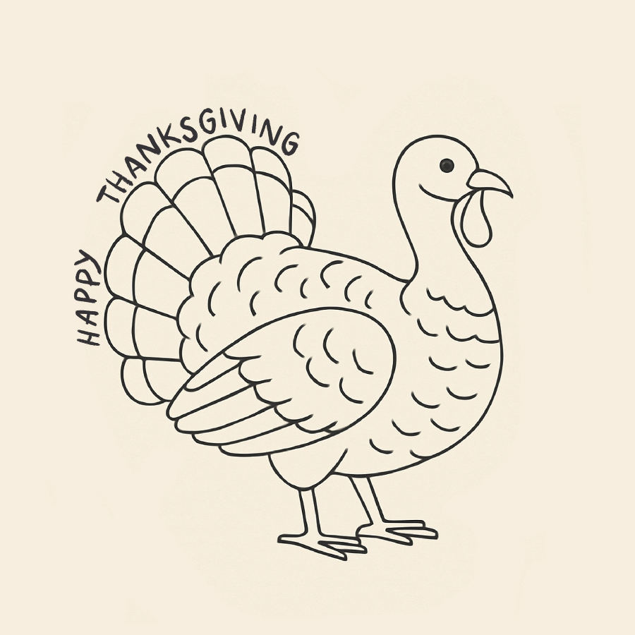 Decorazione murale del tacchino del Ringraziamento - Decorazione del raccolto autunnale