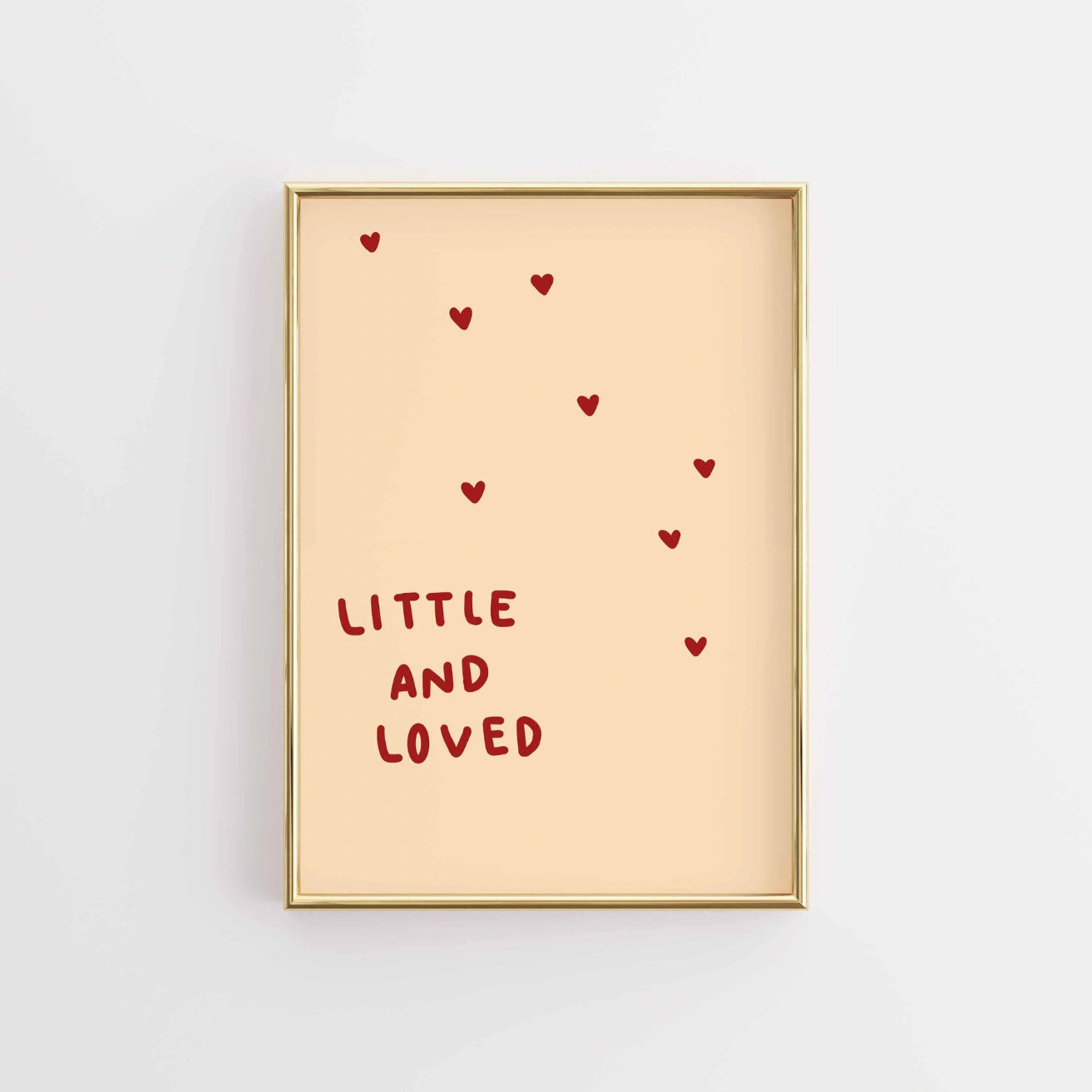 Stampa per la cameretta dei bambini Little and Loved