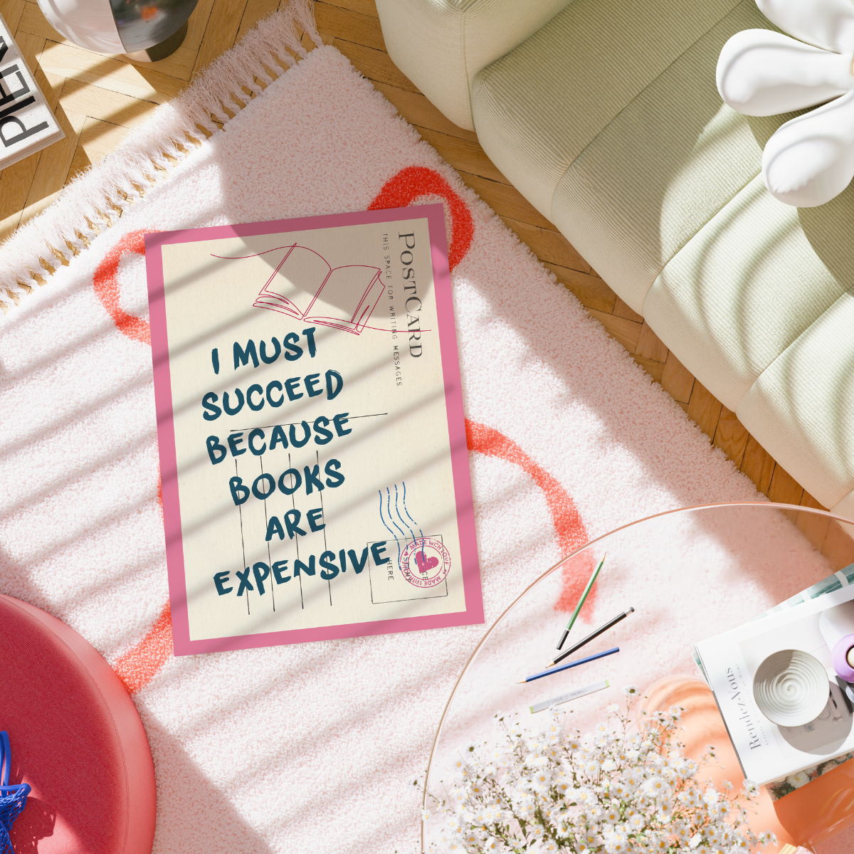 I libri sono costosi - Stampa motivazionale divertente da parete