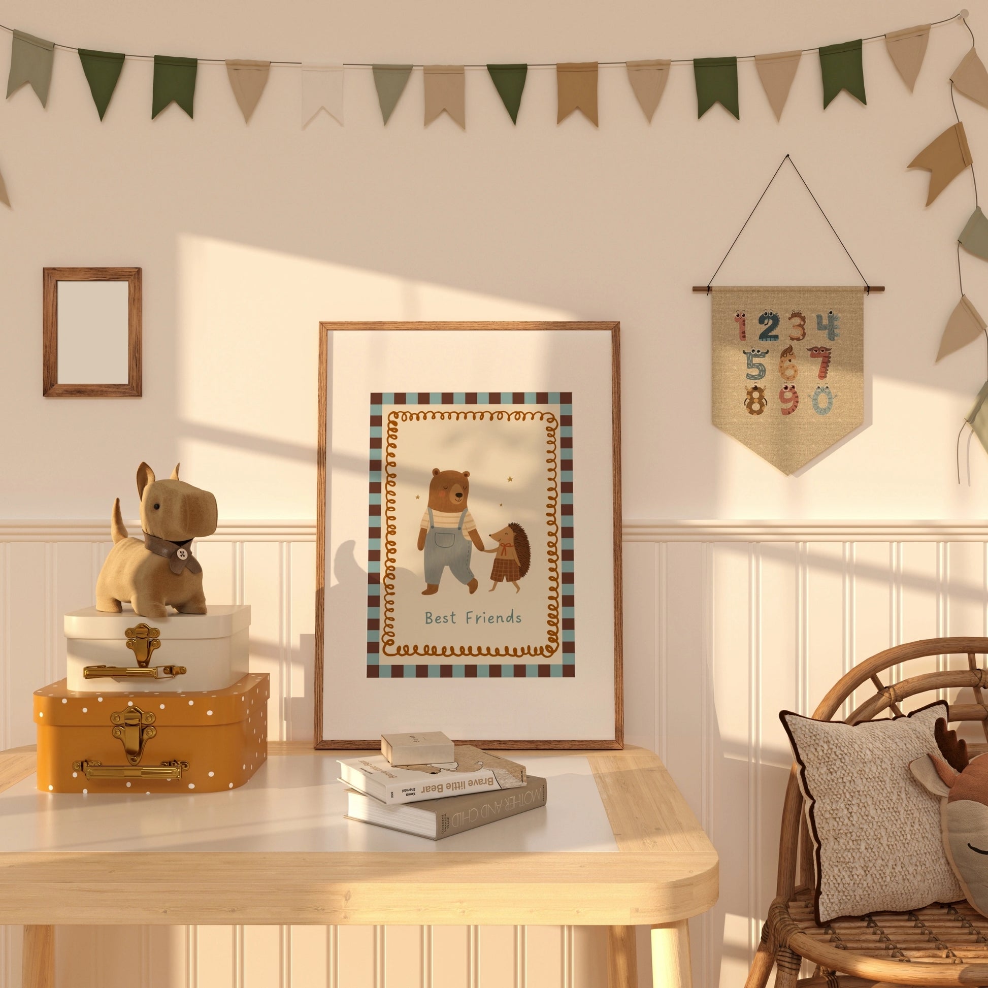 Stampa per la cameretta dei migliori amici