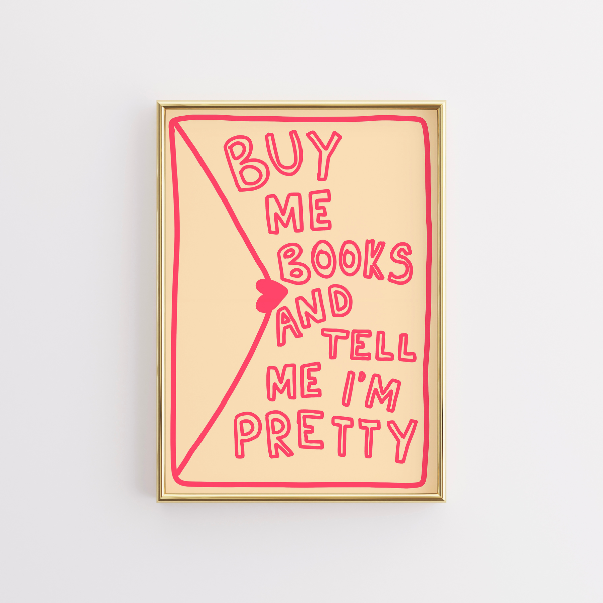 Acquistami Libri Stampa – Divertente Arte Murale Romantica