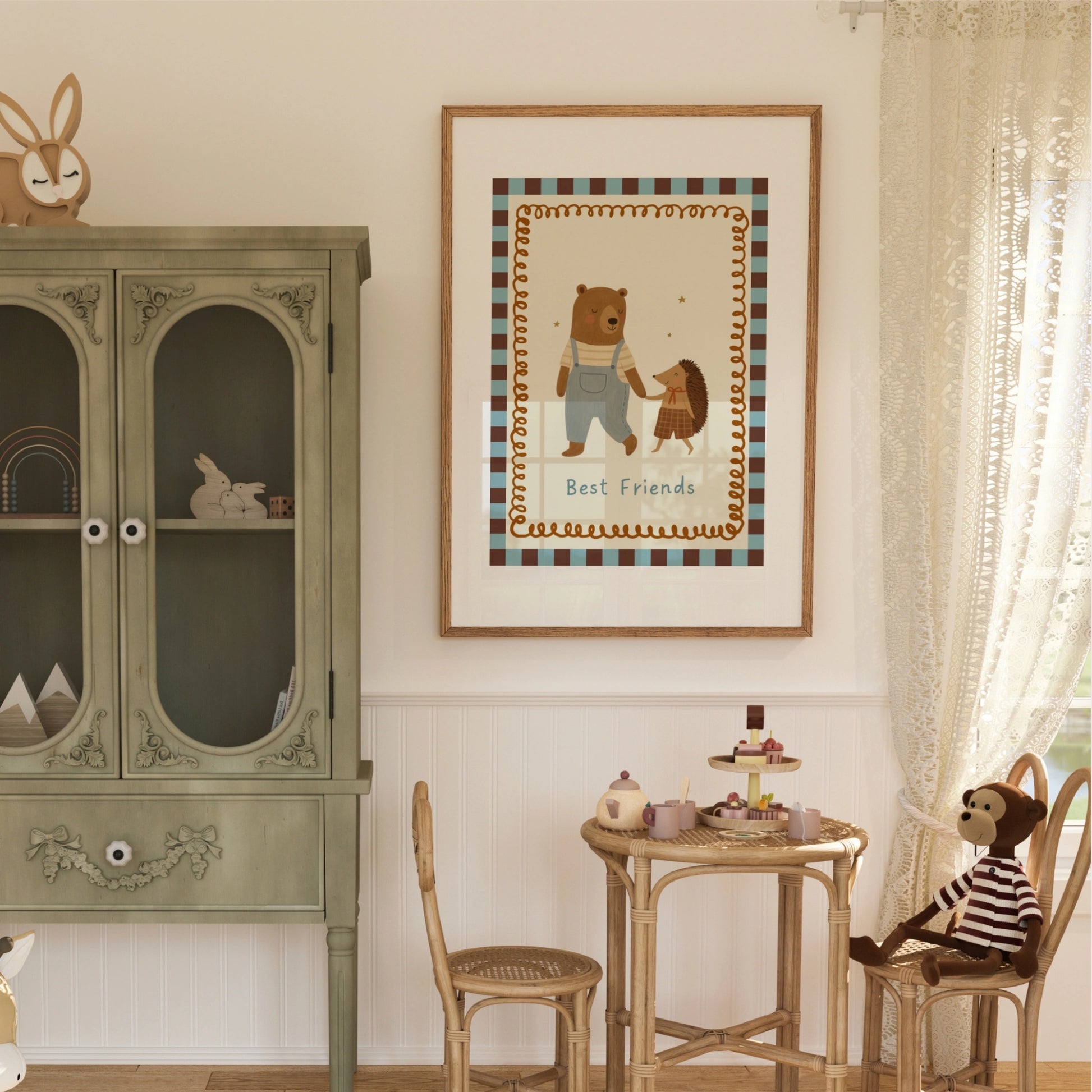 Stampa per la cameretta dei migliori amici