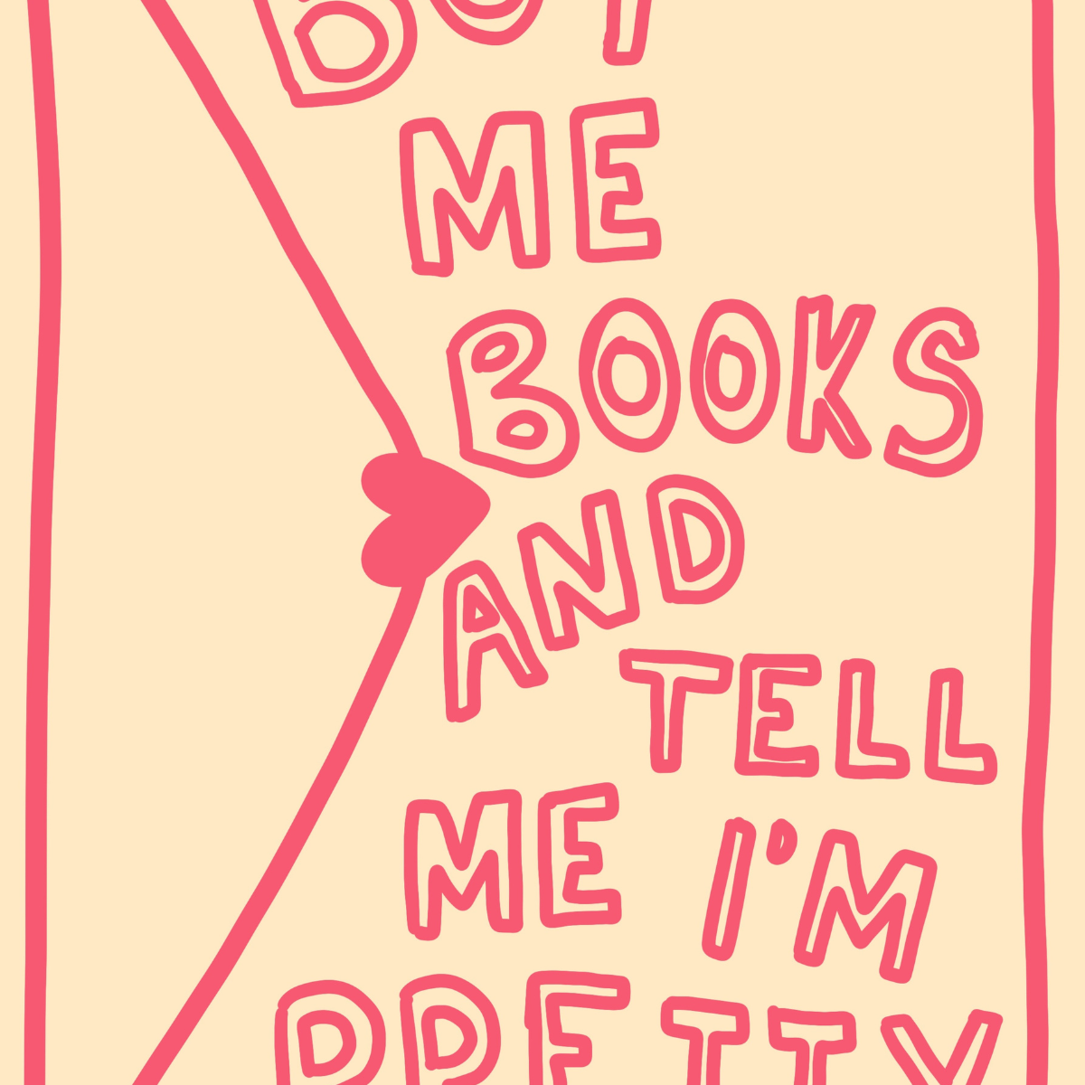 Acquistami Libri Stampa – Divertente Arte Murale Romantica