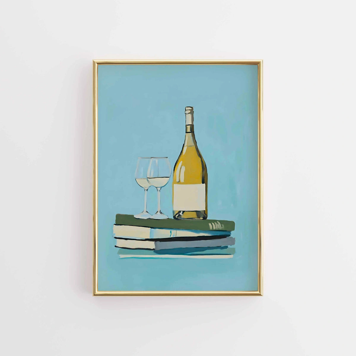 Arte murale con libri e vino – Cozy Book Lover Printable