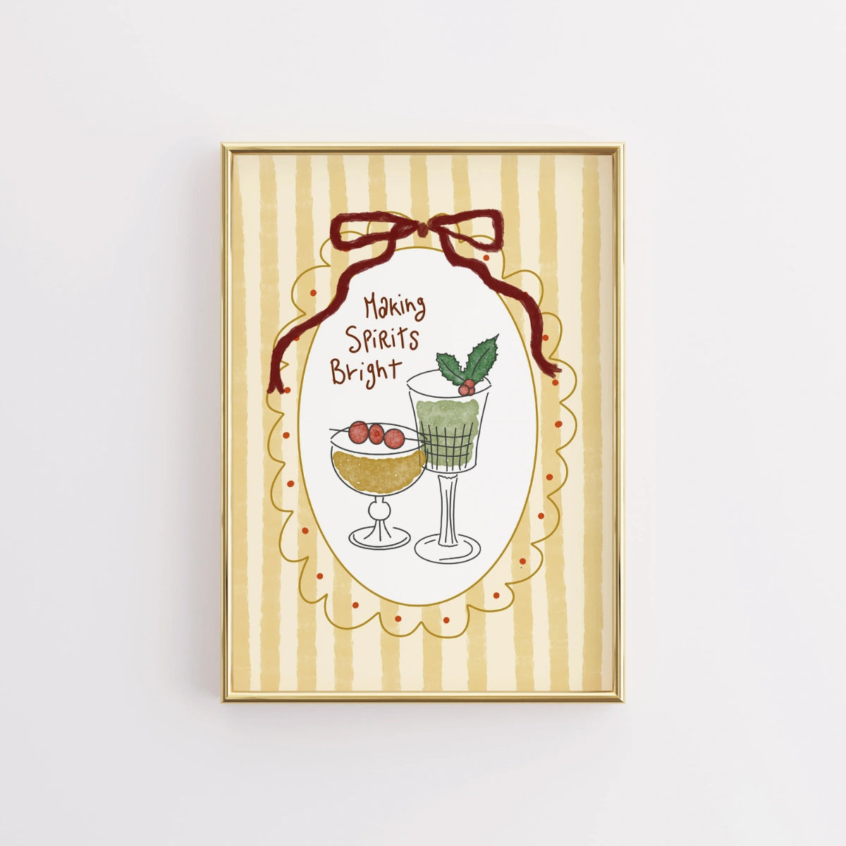 Stampa natalizia "Rendere gli spiriti luminosi"