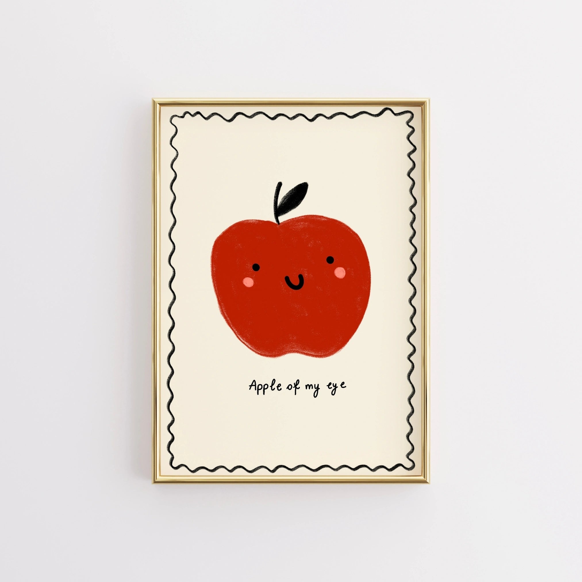 Apple of My Eye Wall Art – Graziosa stampa per la cameretta dei bambini