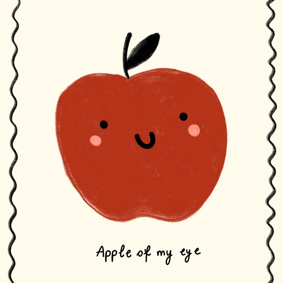 Apple of My Eye Wall Art – Graziosa stampa per la cameretta dei bambini