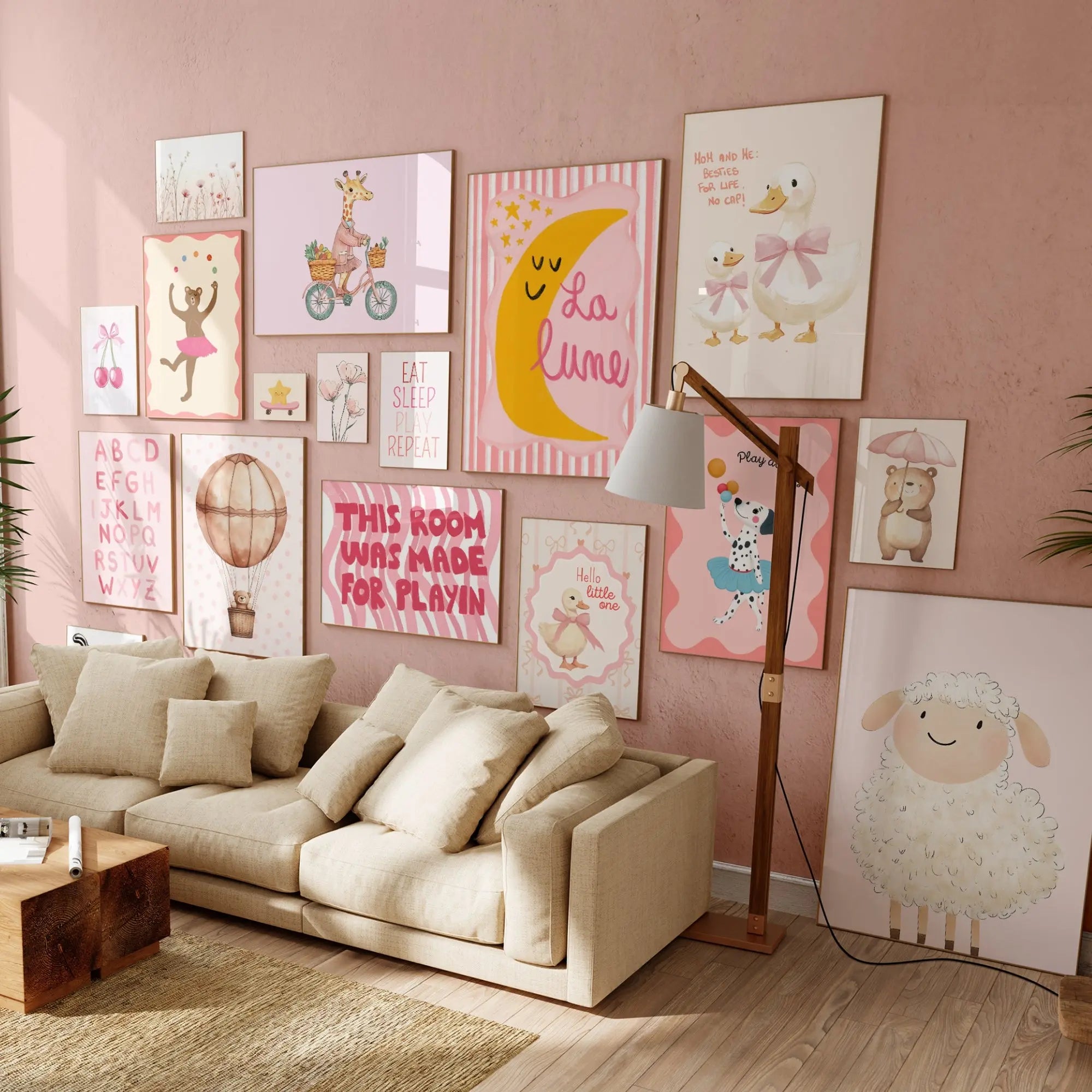 Handmade Girls Nursery, over 100 prints Il mio negozio