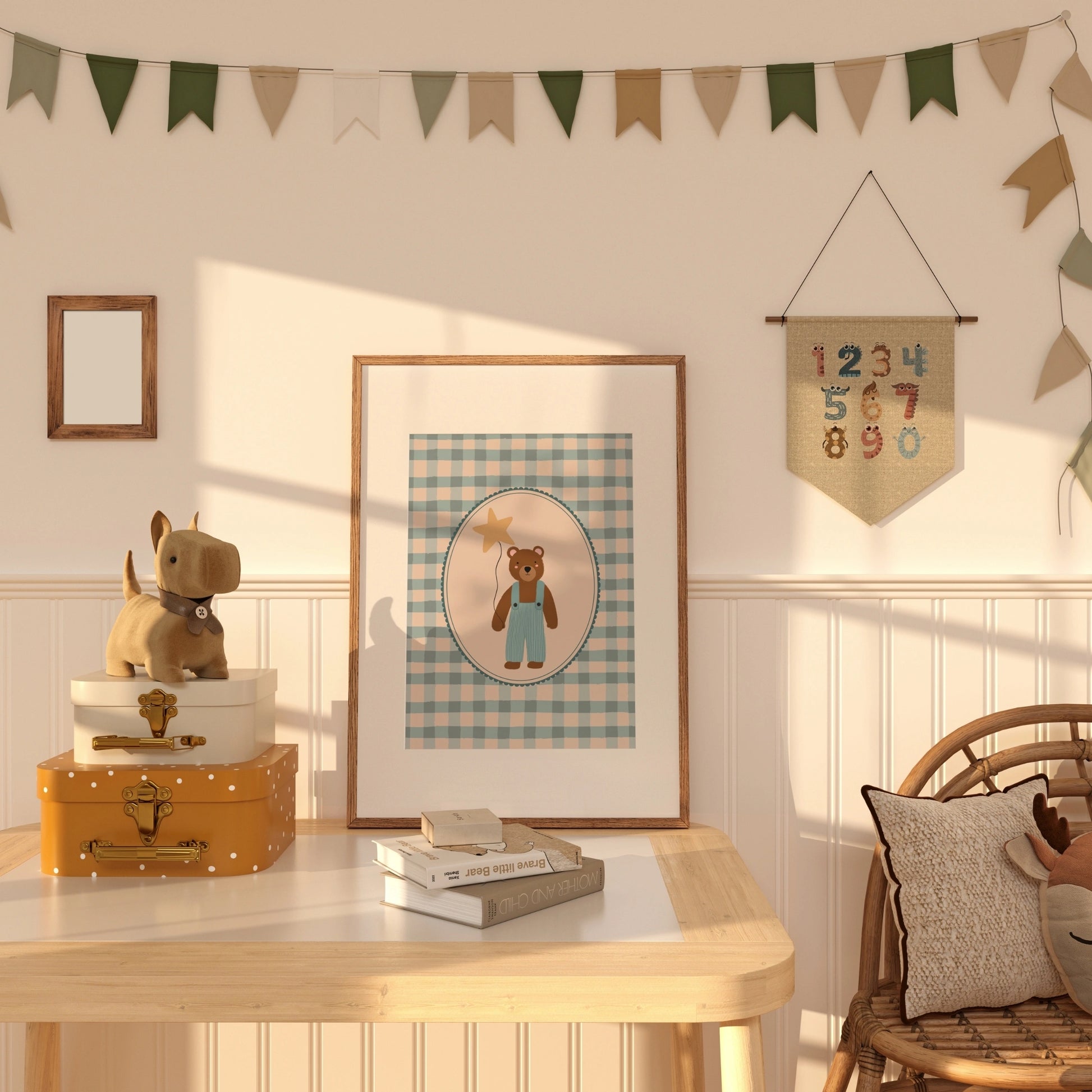 Stampa per cameretta orsacchiotto