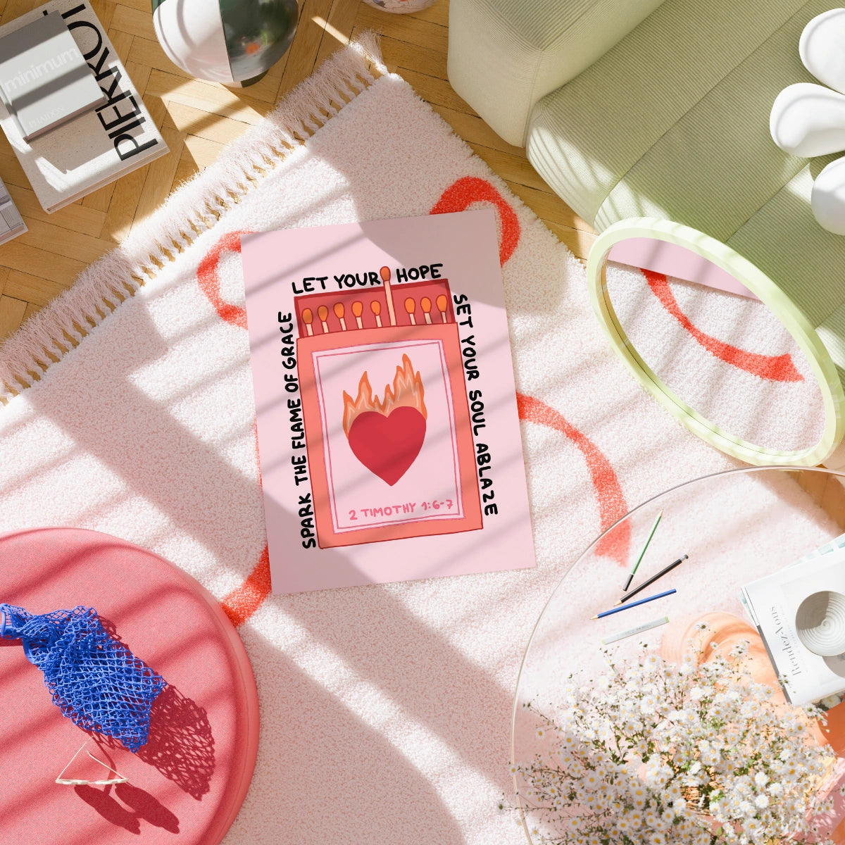 Lascia che la tua speranza si stampi – Arte cristiana con le scatole di fiammiferi