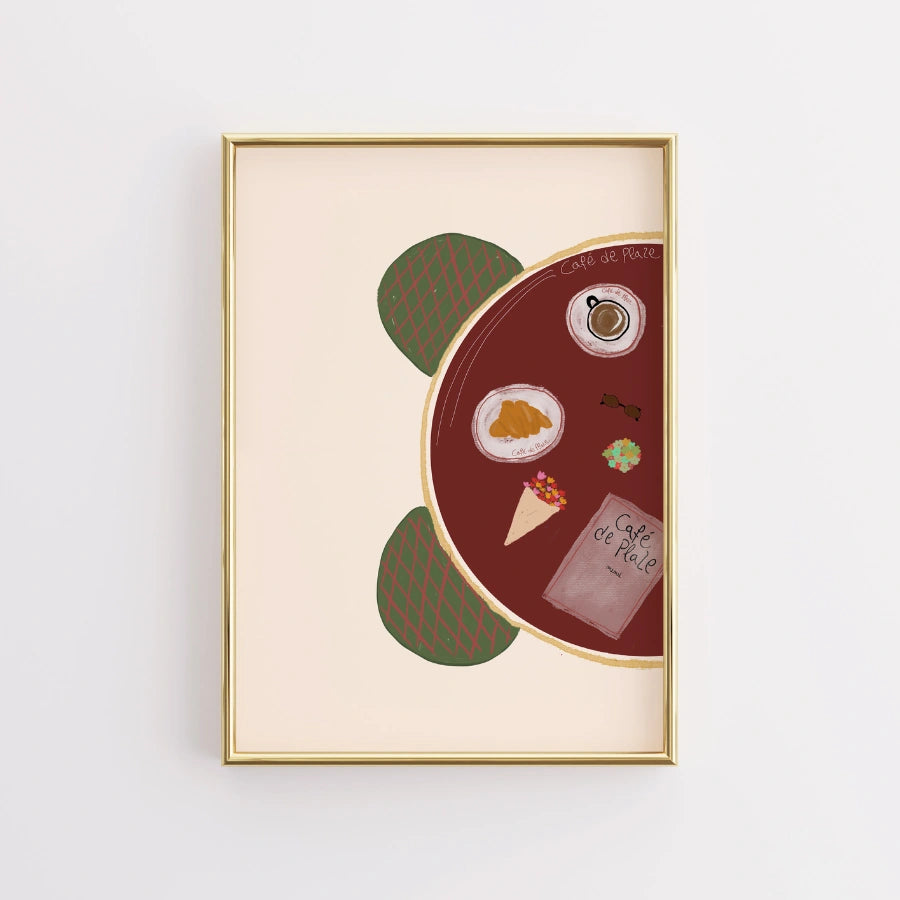 Stampa Café de Flore Paris – Decorazione da parete Café de Flore francese