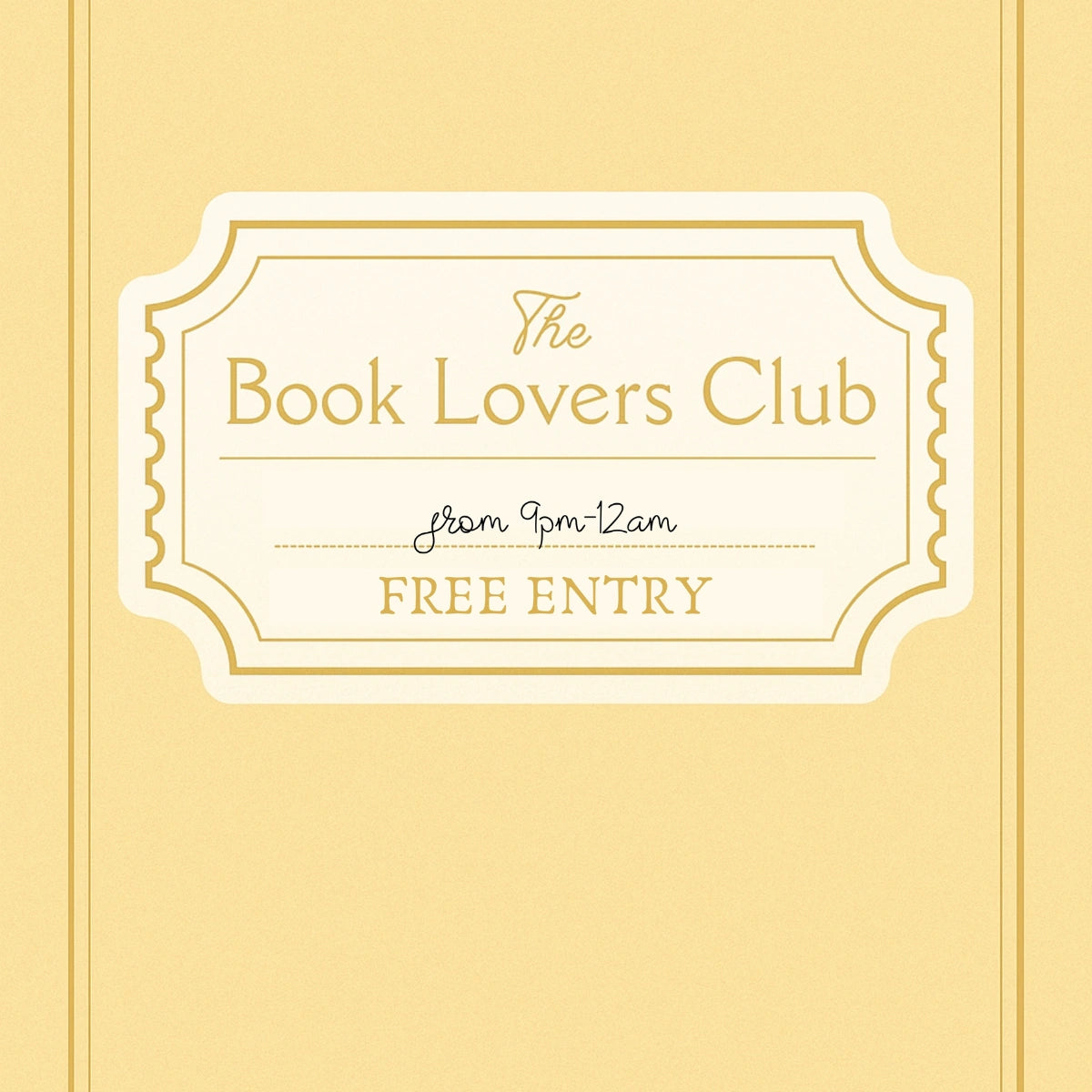 Stampa Book Lovers Club – Poster di lettura vintage