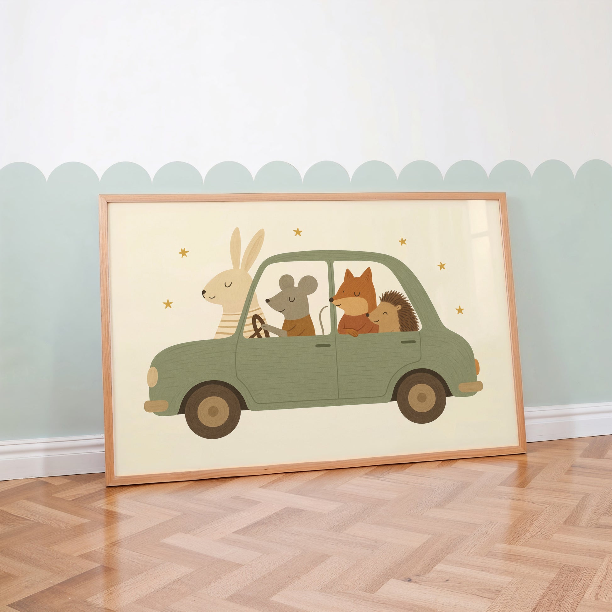 Poster vintage per la cameretta dei bambini