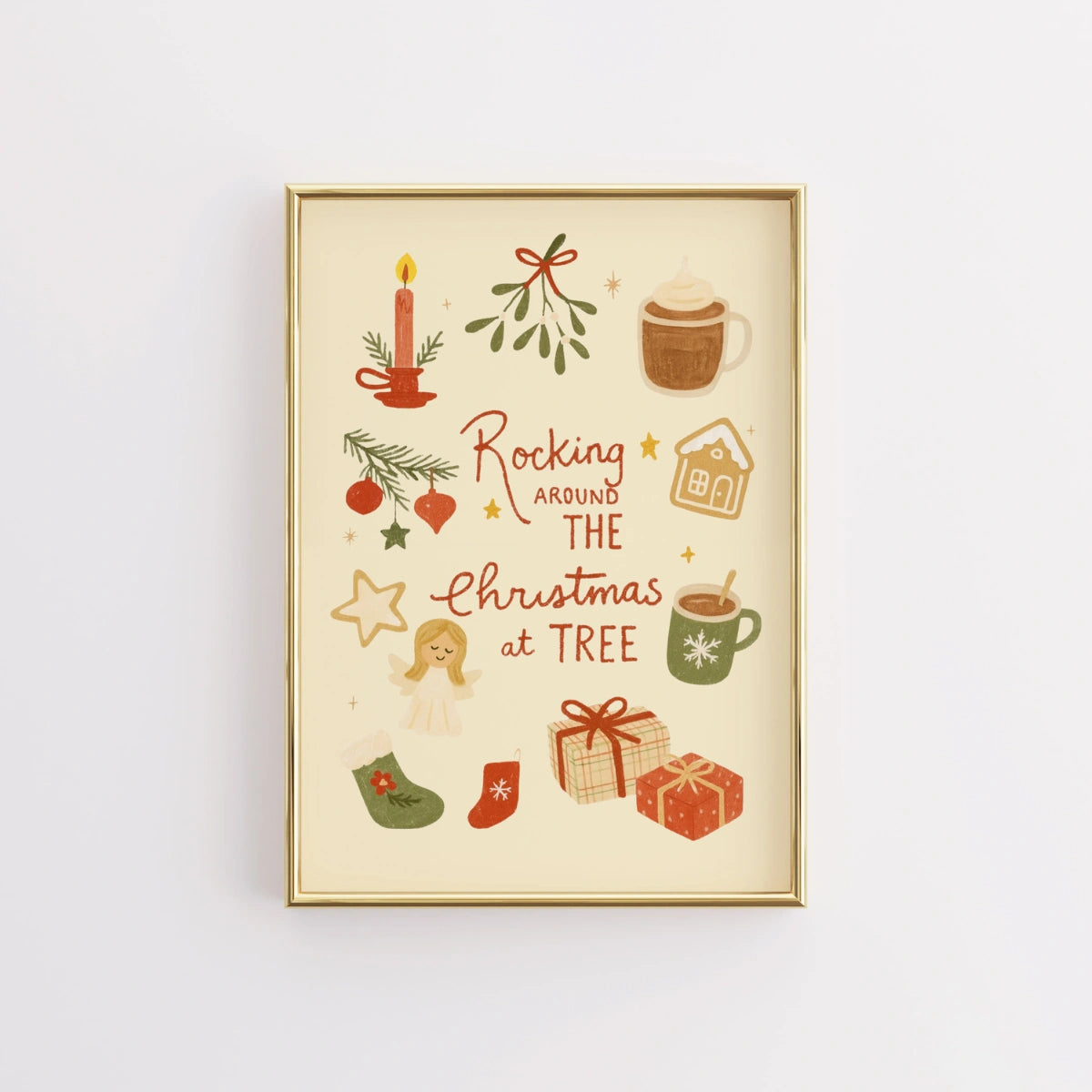 Stampa "Rolling Around the Christmas Tree"