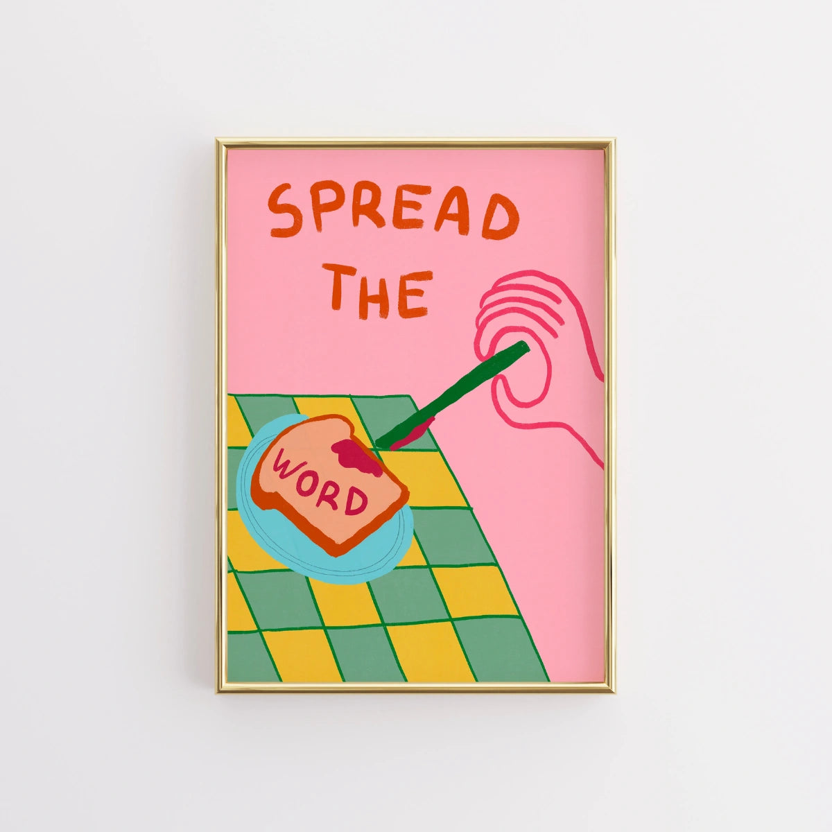 Diffondi la parola - Arte murale cristiana per la cucina