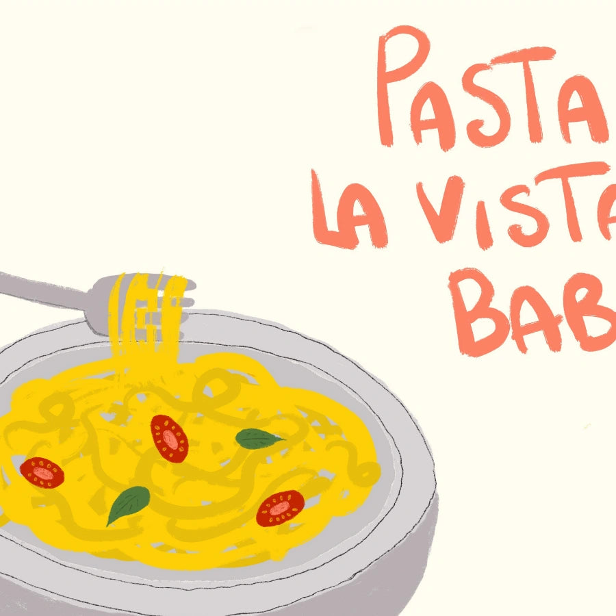 Pasta La Vista Baby Wall Art – Divertente stampa da cucina