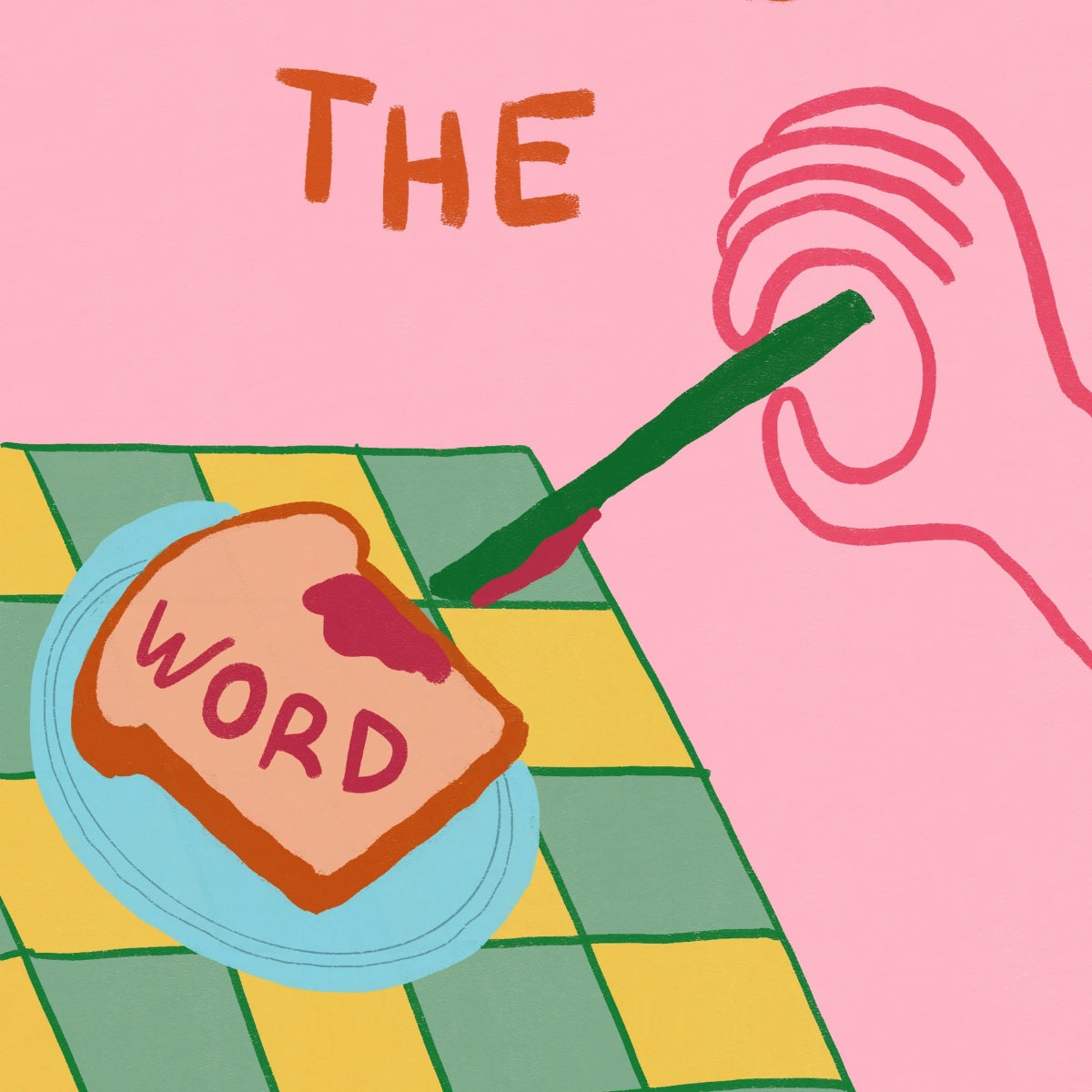 Diffondi la parola - Arte murale cristiana per la cucina