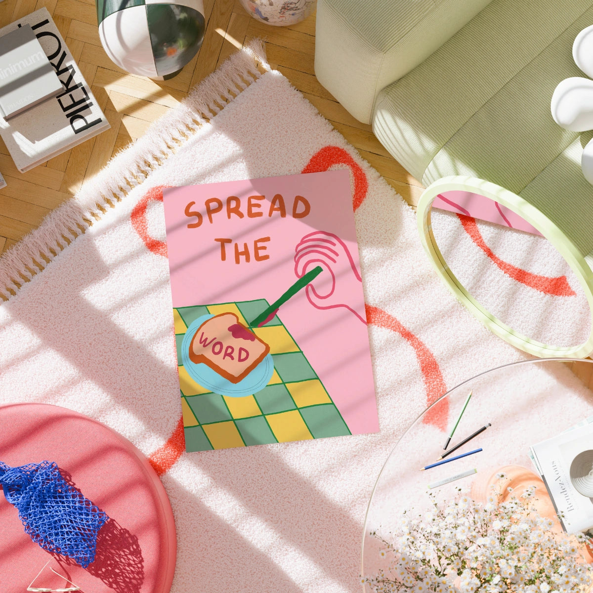 Diffondi la parola - Arte murale cristiana per la cucina