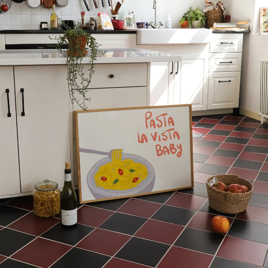 Pasta La Vista Baby Wall Art – Divertente stampa da cucina