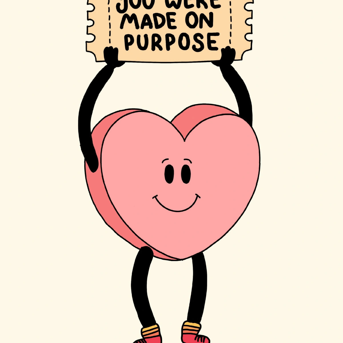 Stampa "Sei stato creato apposta" - Arte murale di incoraggiamento cristiano