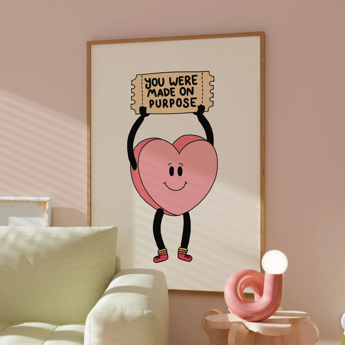 Stampa "Sei stato creato apposta" - Arte murale di incoraggiamento cristiano