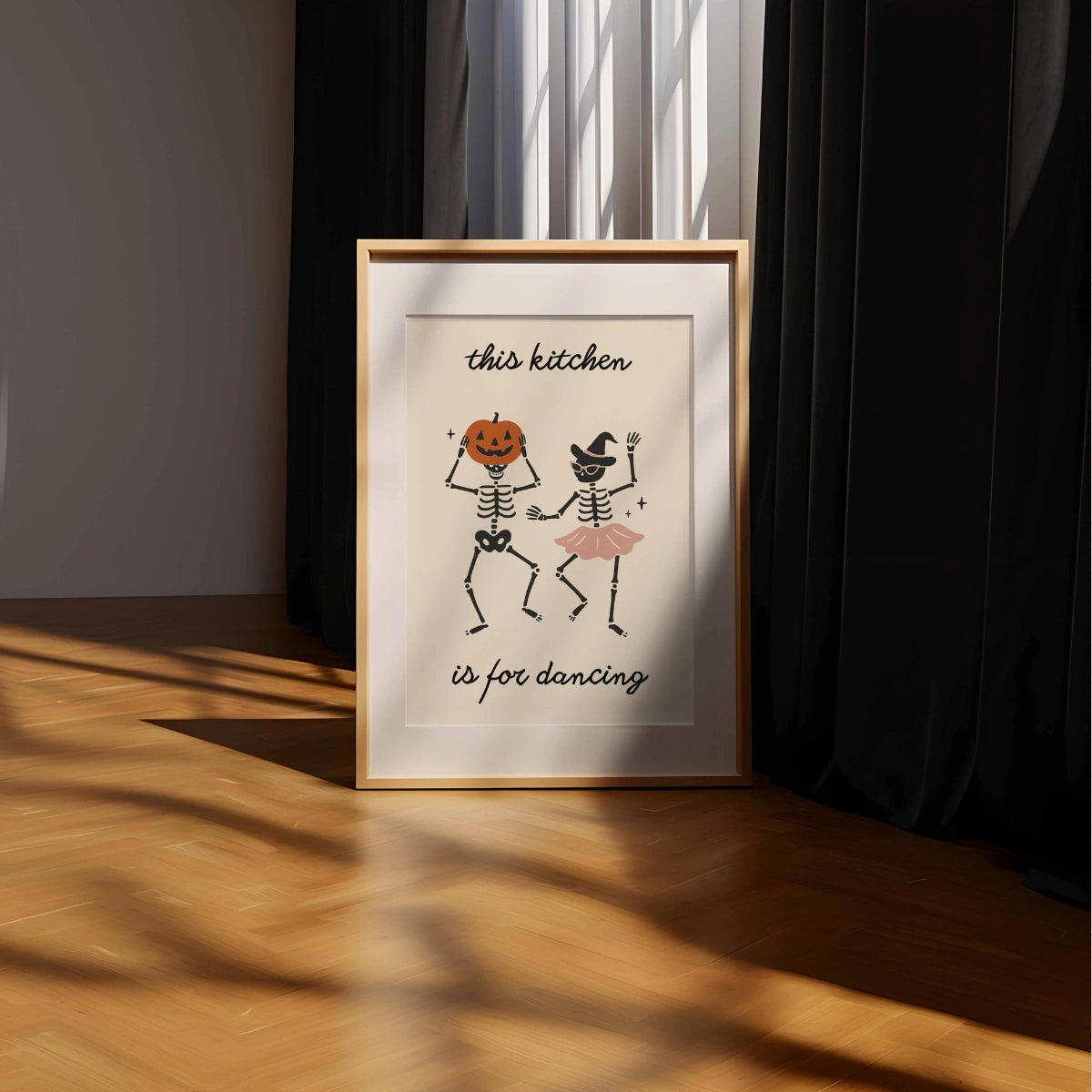 Stampa di Halloween in cucina – Divertente citazione da parete