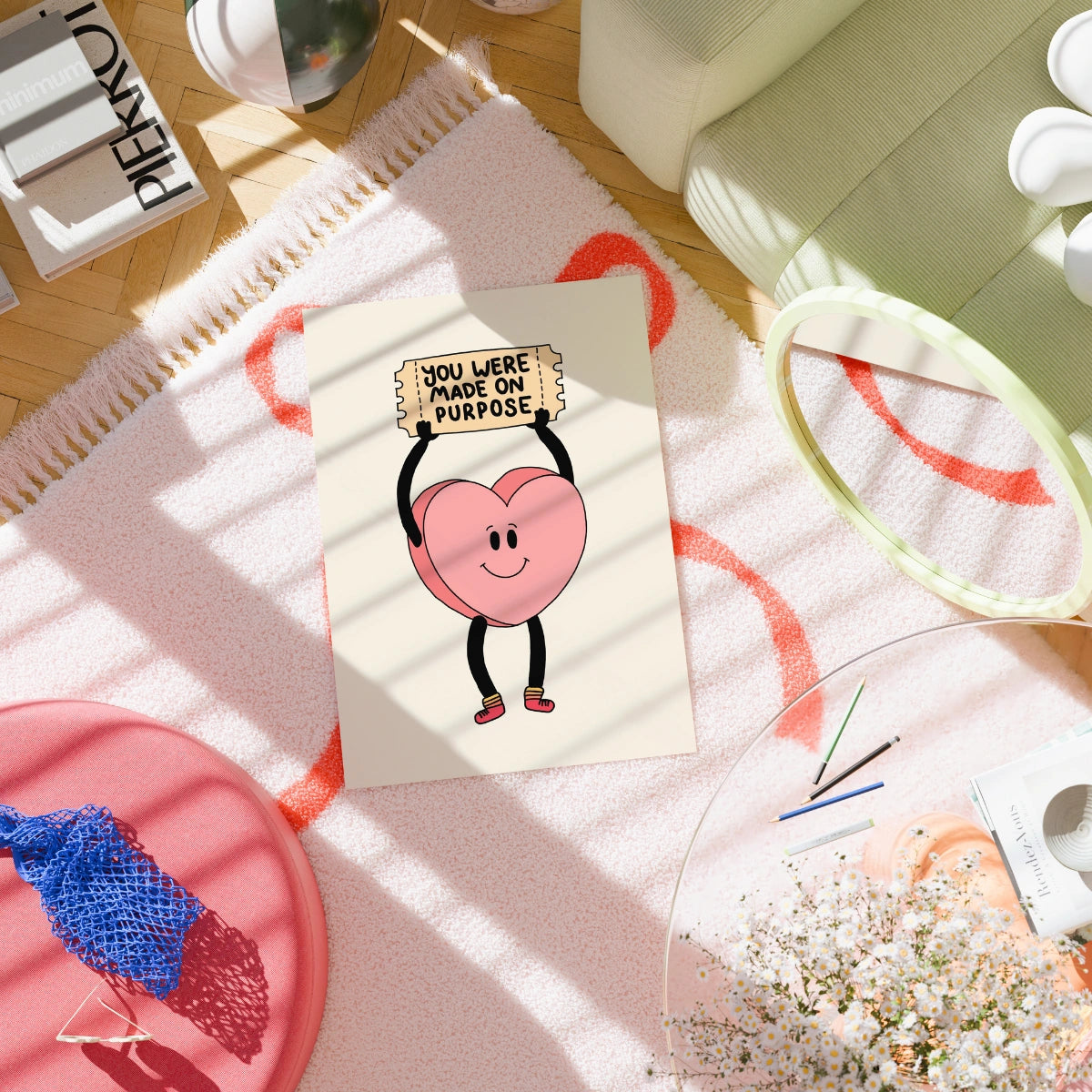 Stampa "Sei stato creato apposta" - Arte murale di incoraggiamento cristiano