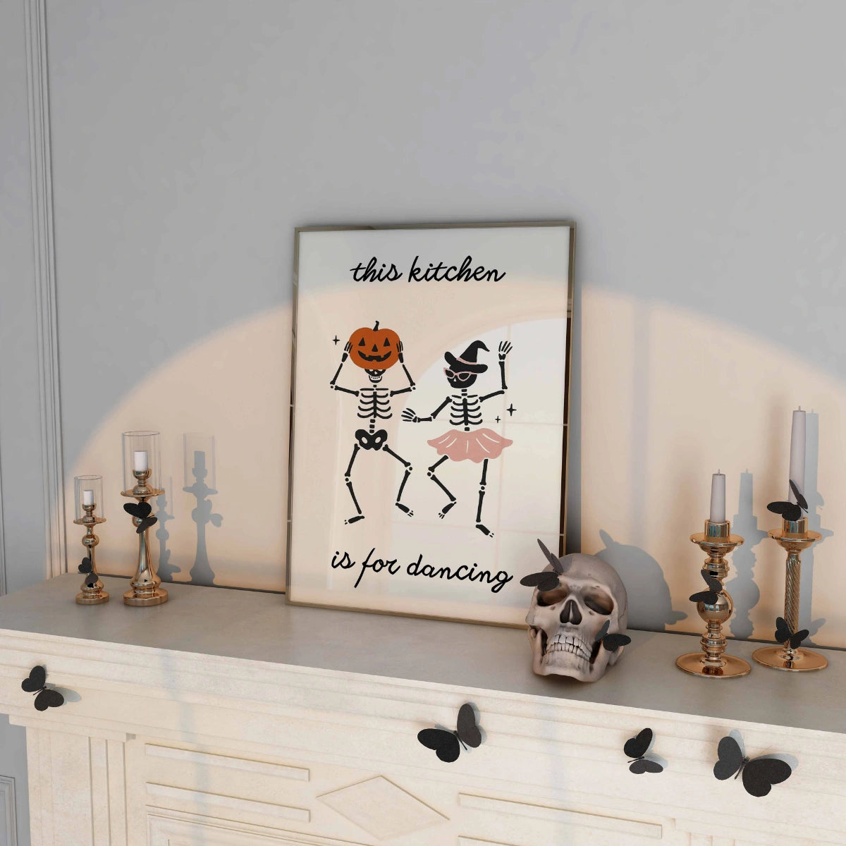 Stampa di Halloween in cucina – Divertente citazione da parete