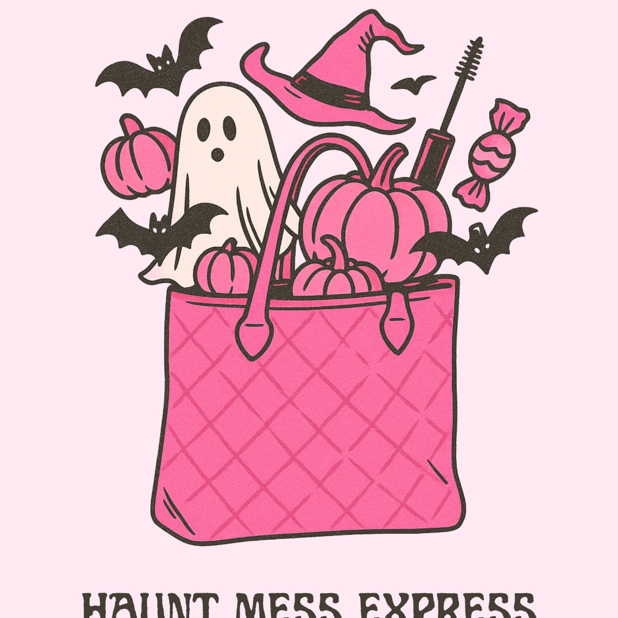 Haunt Mess Express – Divertente stampa di Halloween