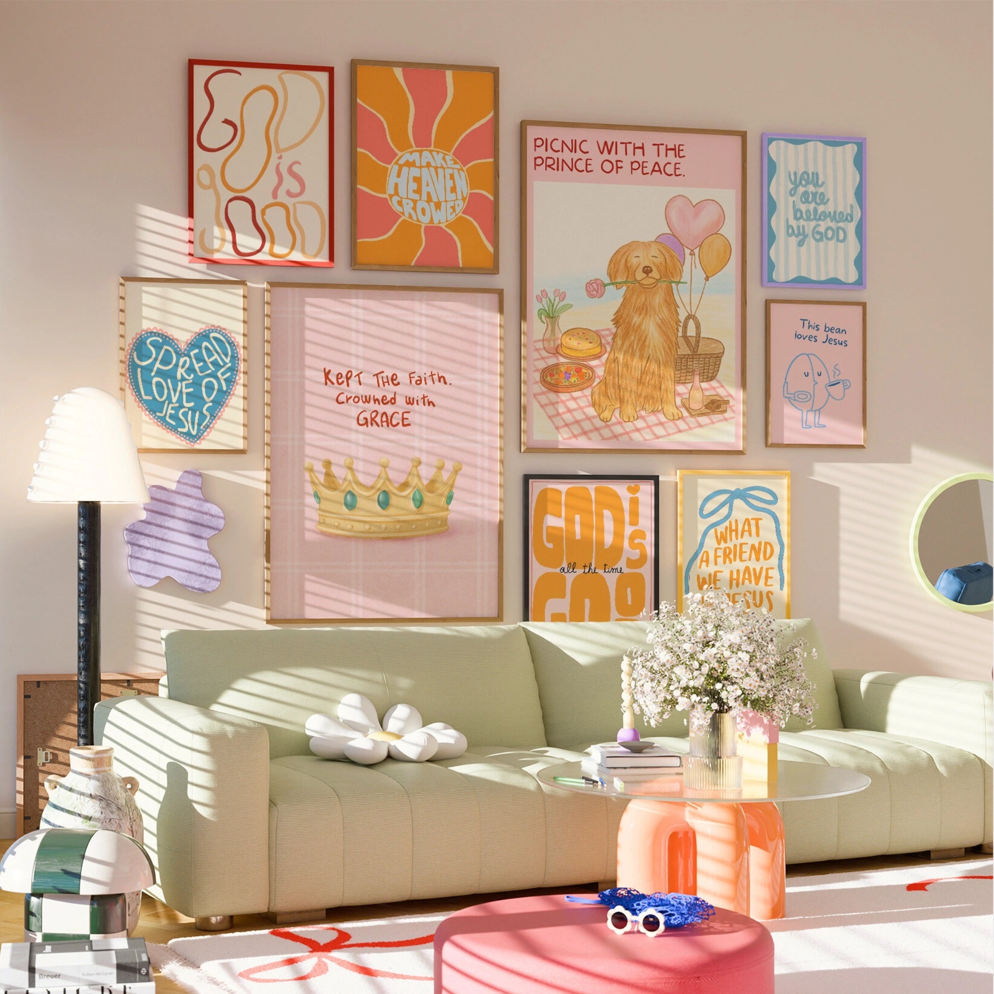 Christian alla moda fatto a mano, oltre 100 stampe