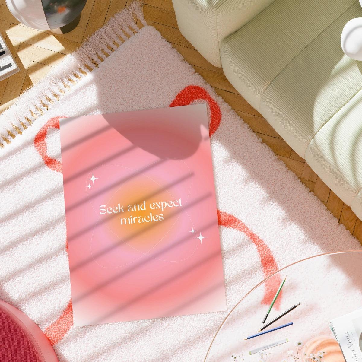 Cerca e aspettati miracoli - Stampa artistica cristiana moderna