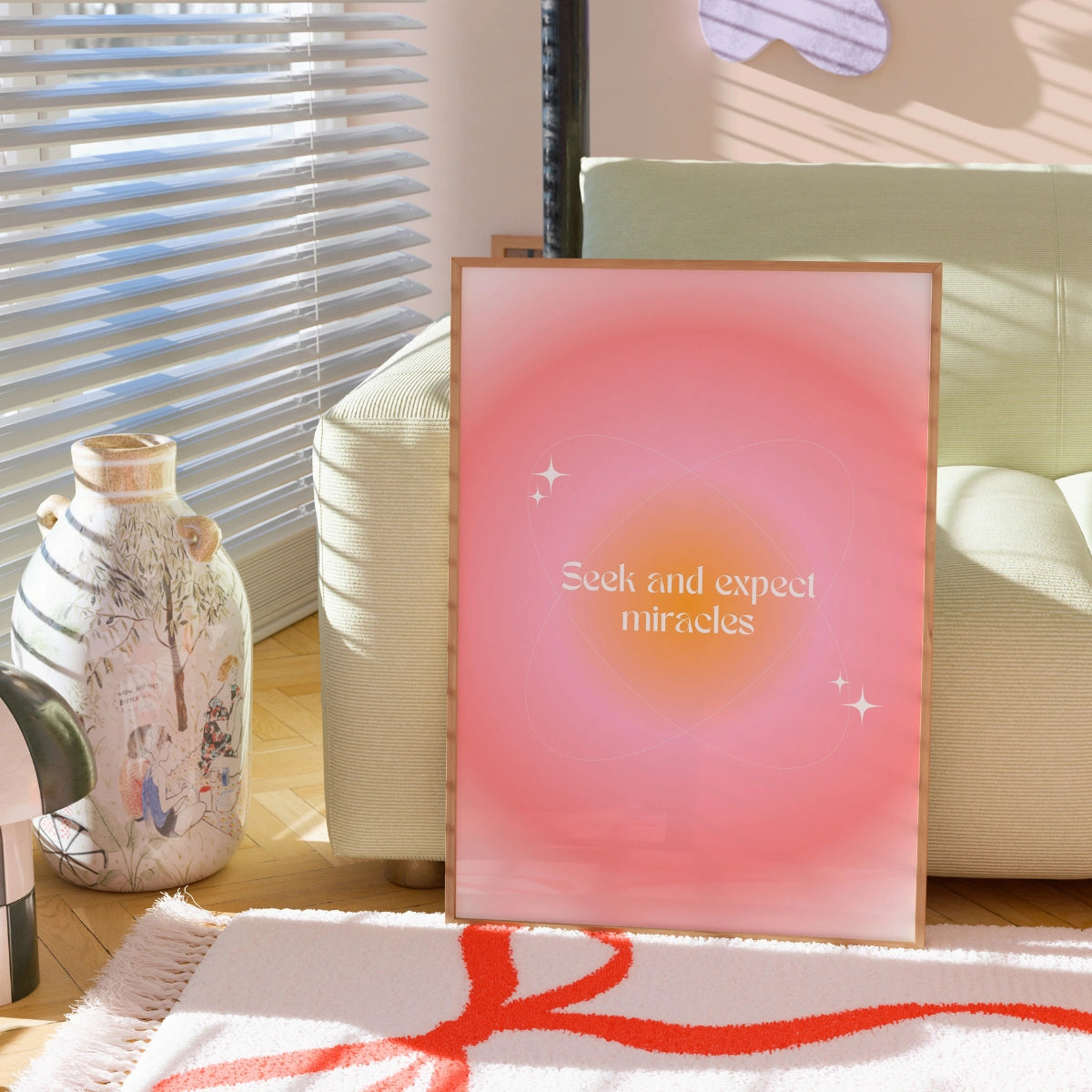 Cerca e aspettati miracoli - Stampa artistica cristiana moderna