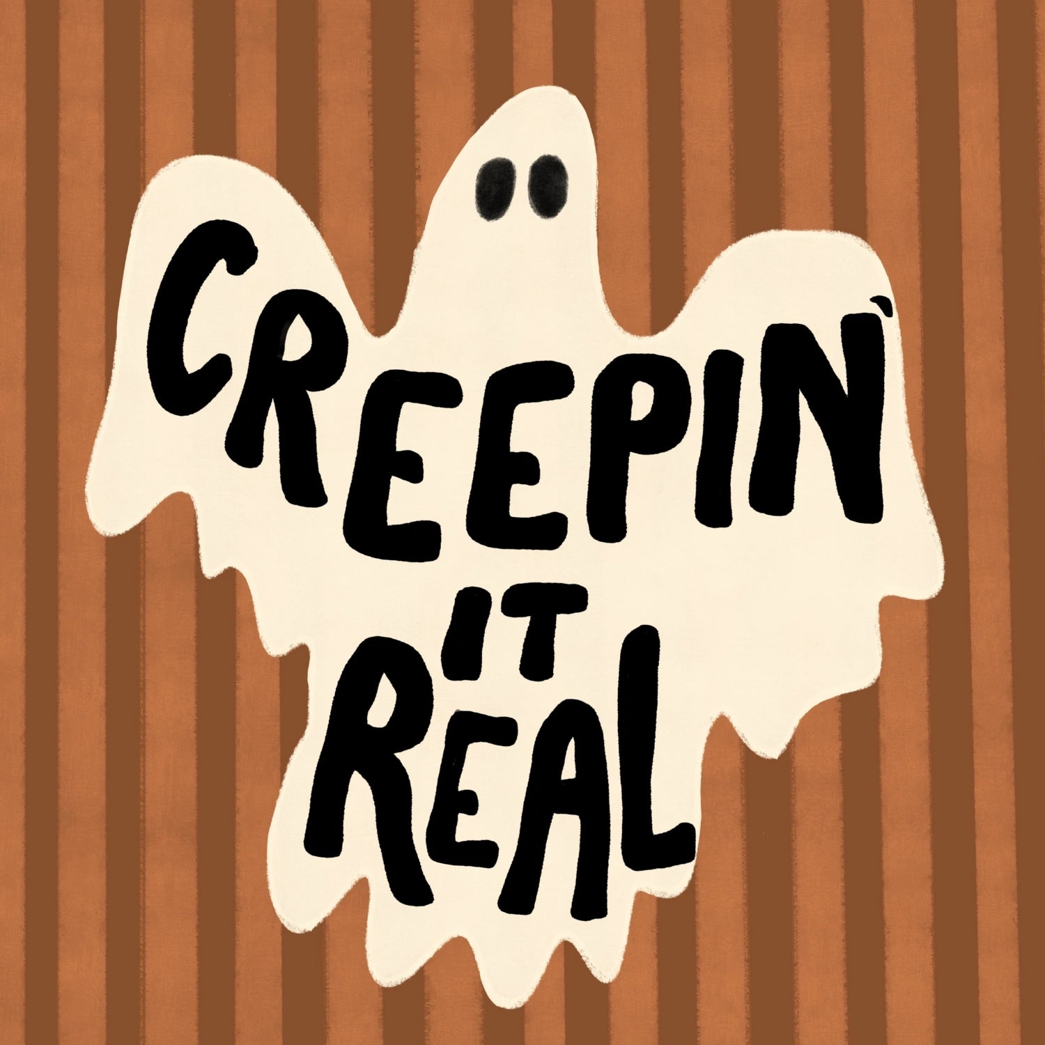 Creepin' It Real Print – Fantasma divertente