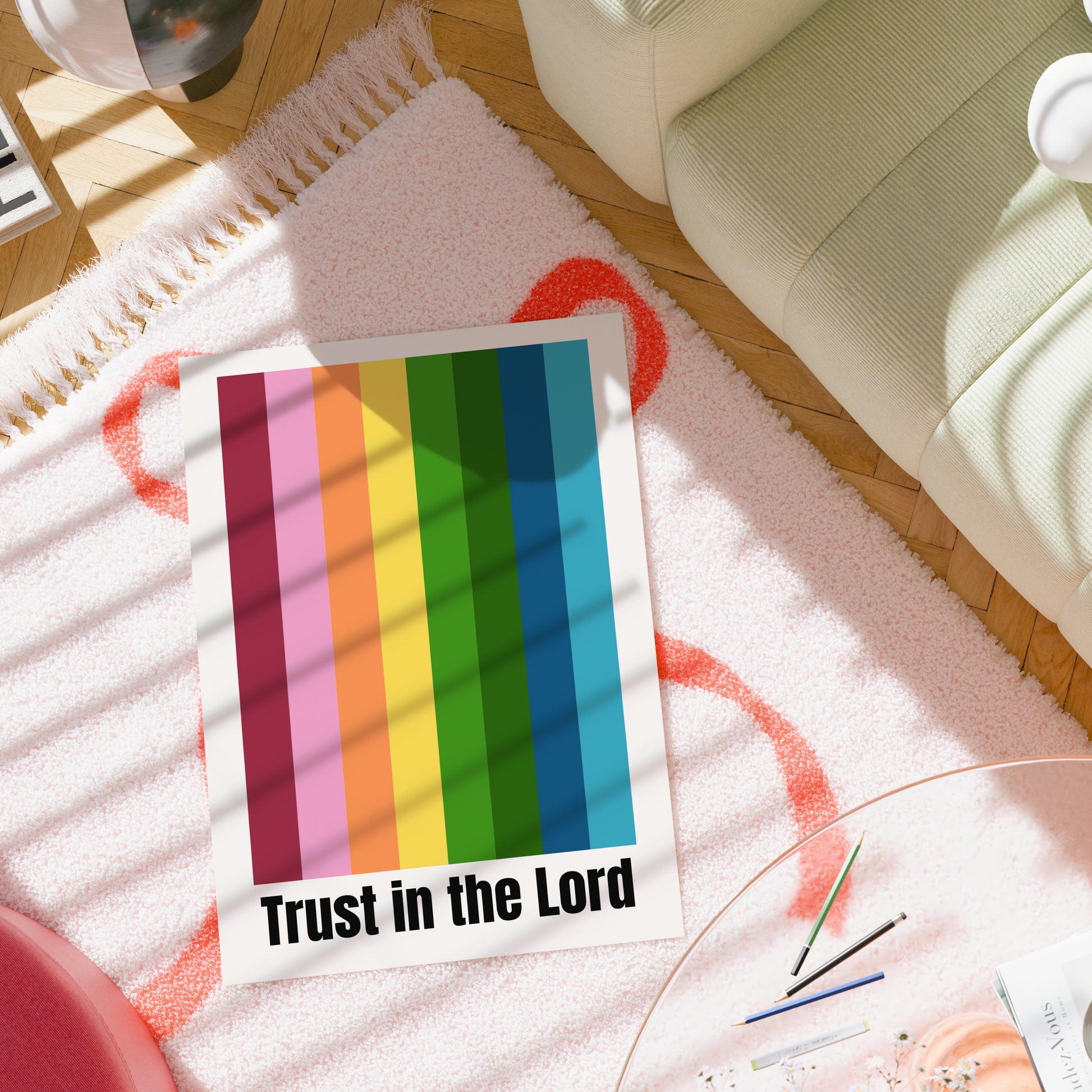 Confida nel Signore - Arte murale - Stampa cristiana