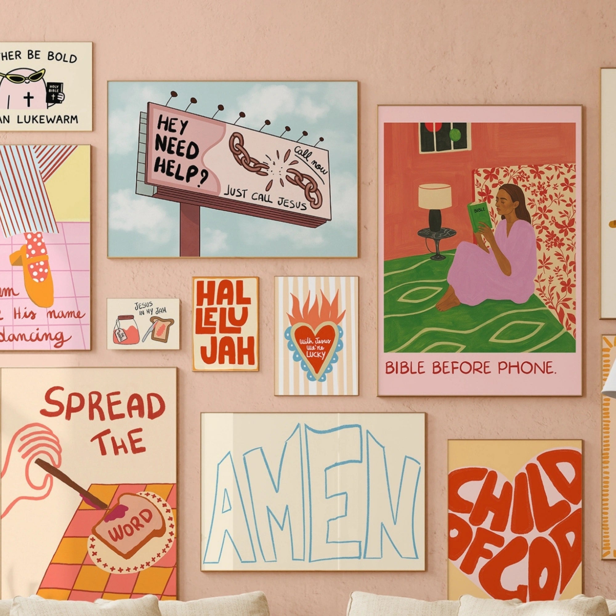 Christian alla moda fatto a mano, oltre 100 stampe