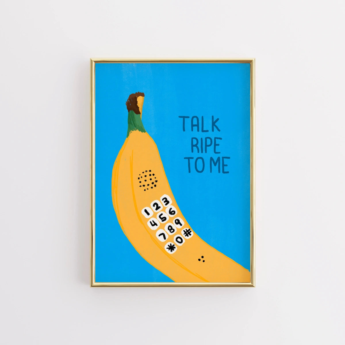 Talk Ripe to Me Wall Art – Frutta divertente stampabile
