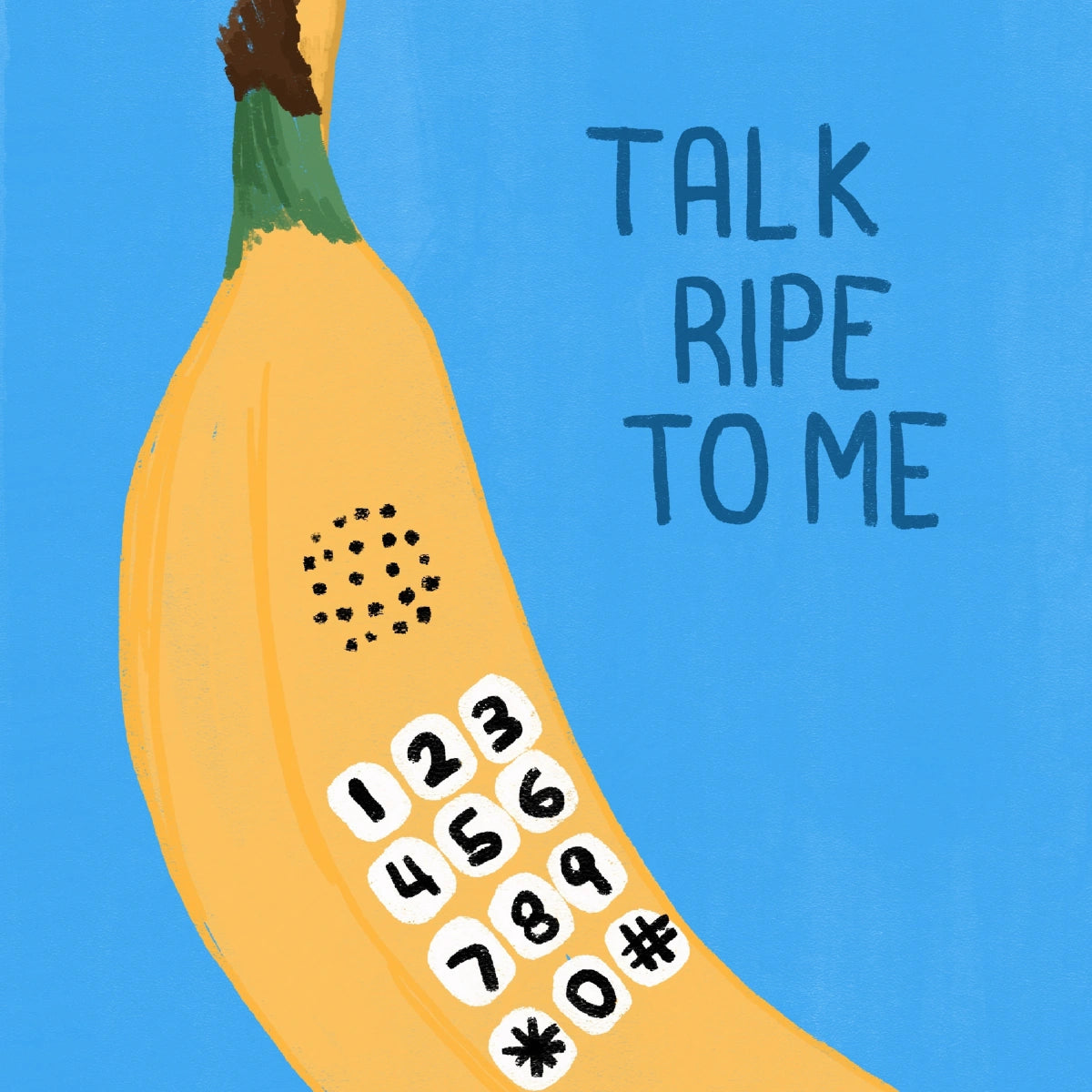 Talk Ripe to Me Wall Art – Frutta divertente stampabile